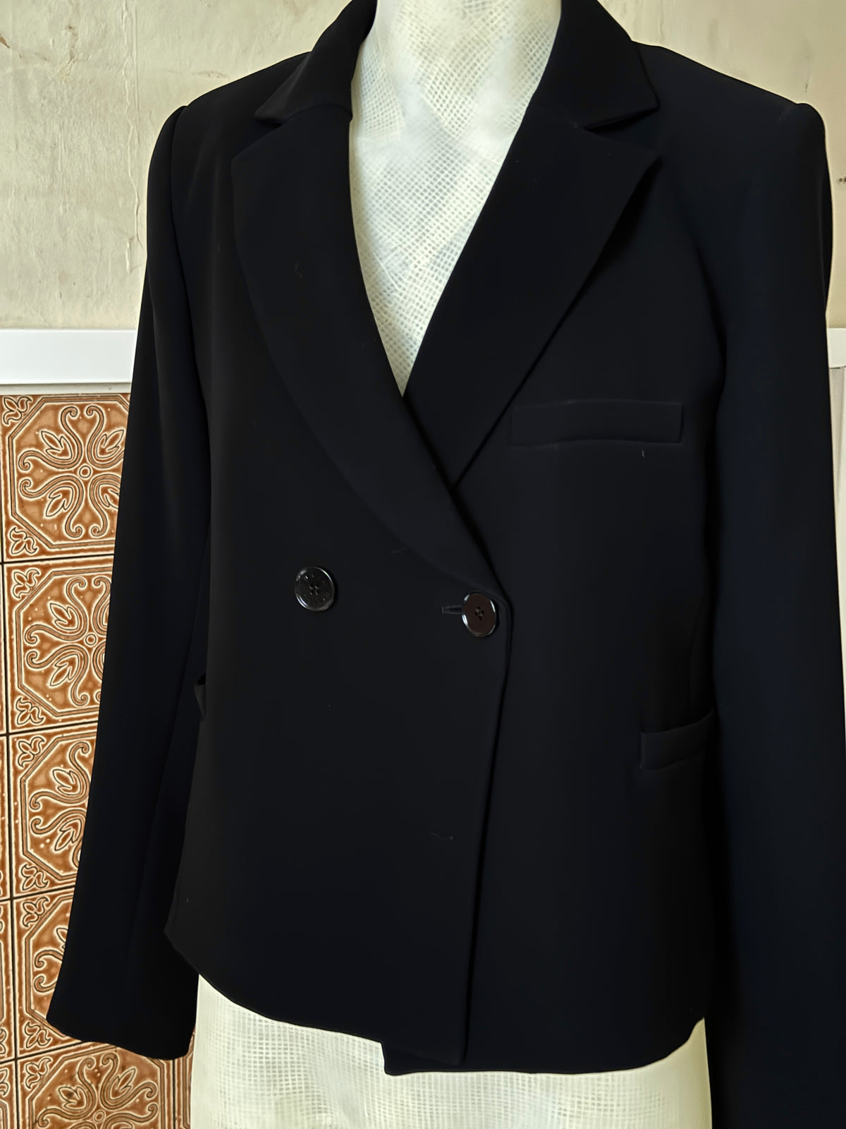 2000s Sonia Rykiel “Uniform” Tailored Black Blazer Jacket (new) - S
