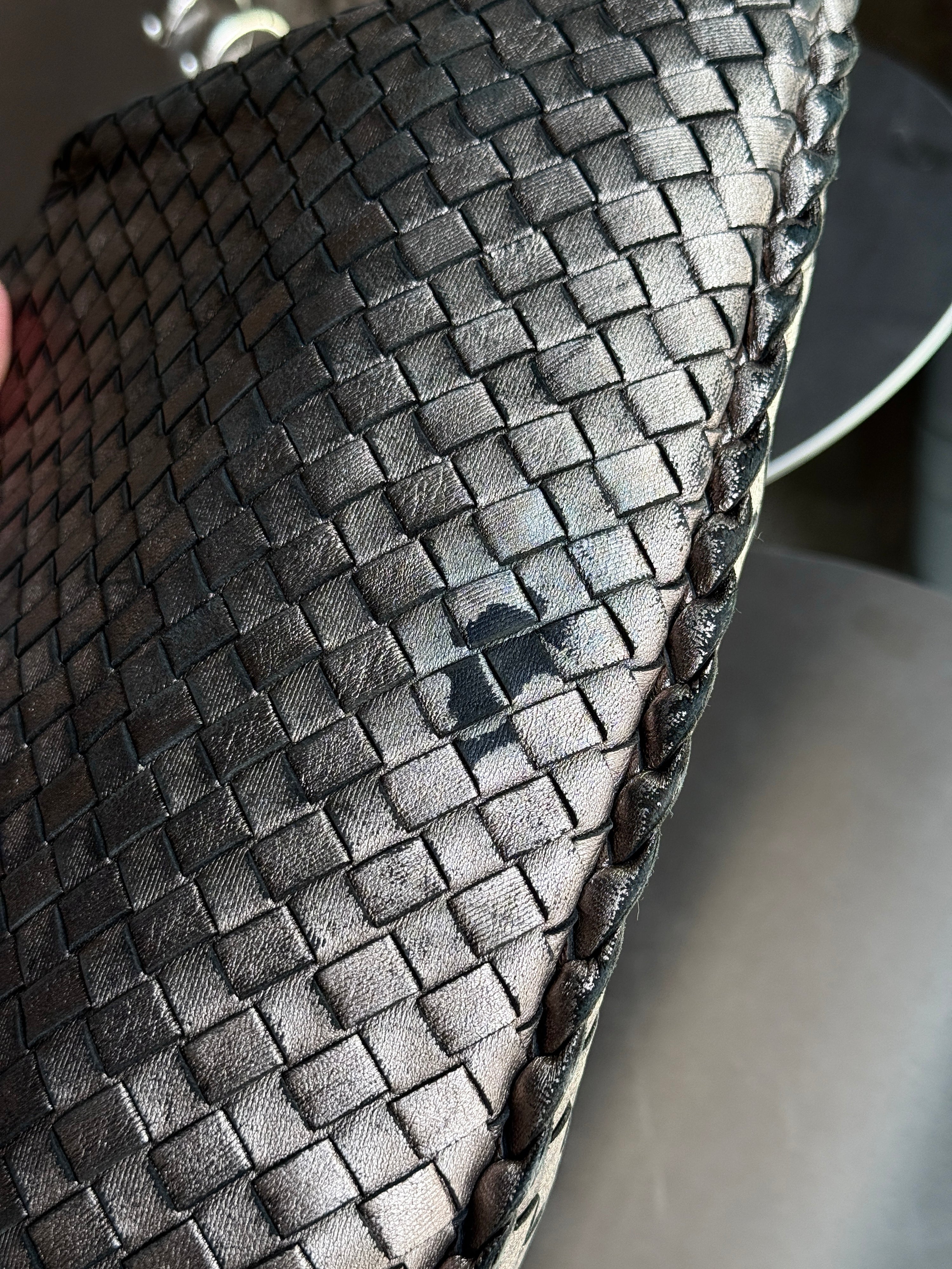 Bottega Veneta Intrecciato Hobo Leather Woven Bag
