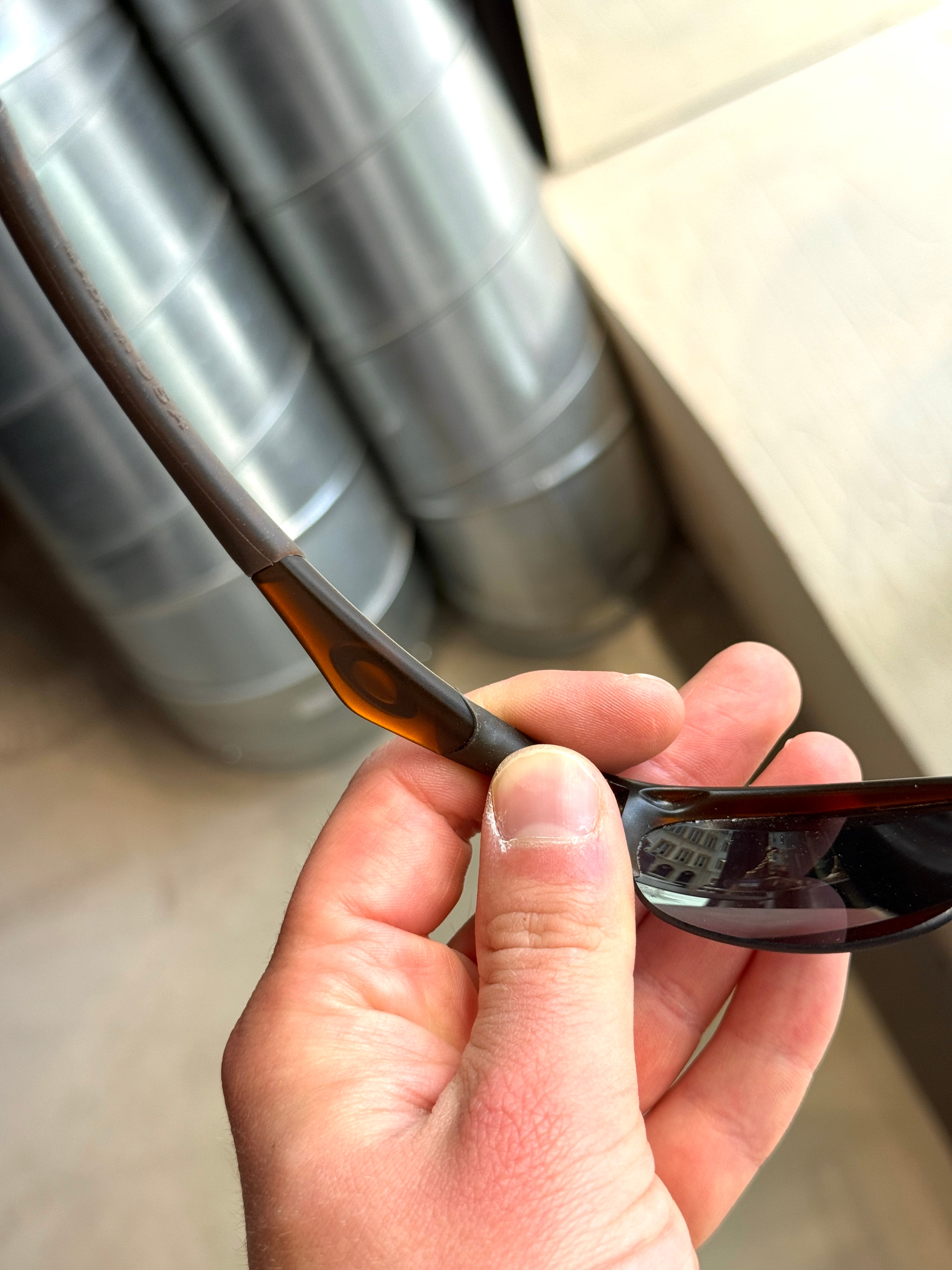 Vintage Oakley Half Jacket Sunglasses Brown