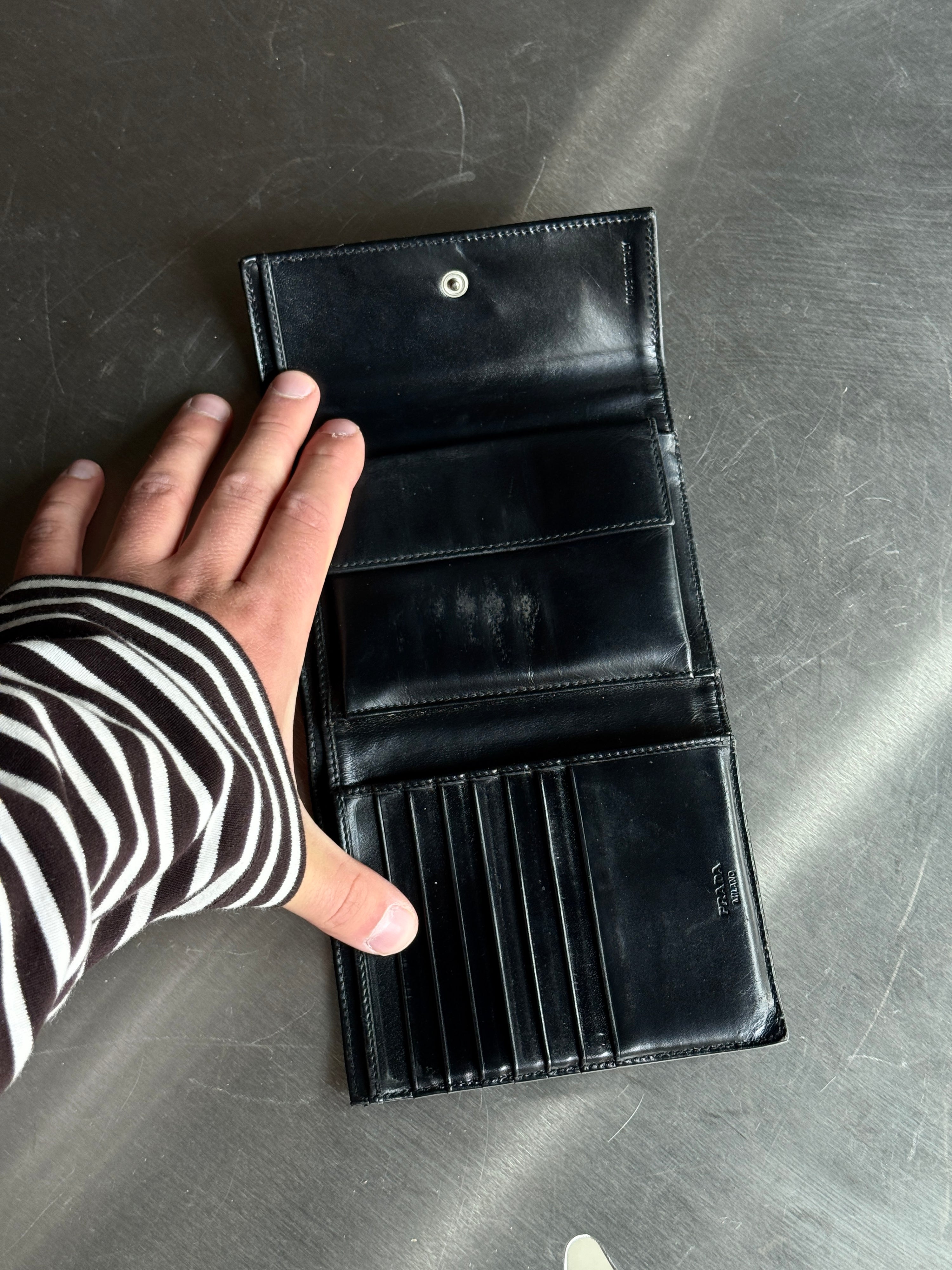 Vintage Prada Quilted Tessuto Nylon Wallet