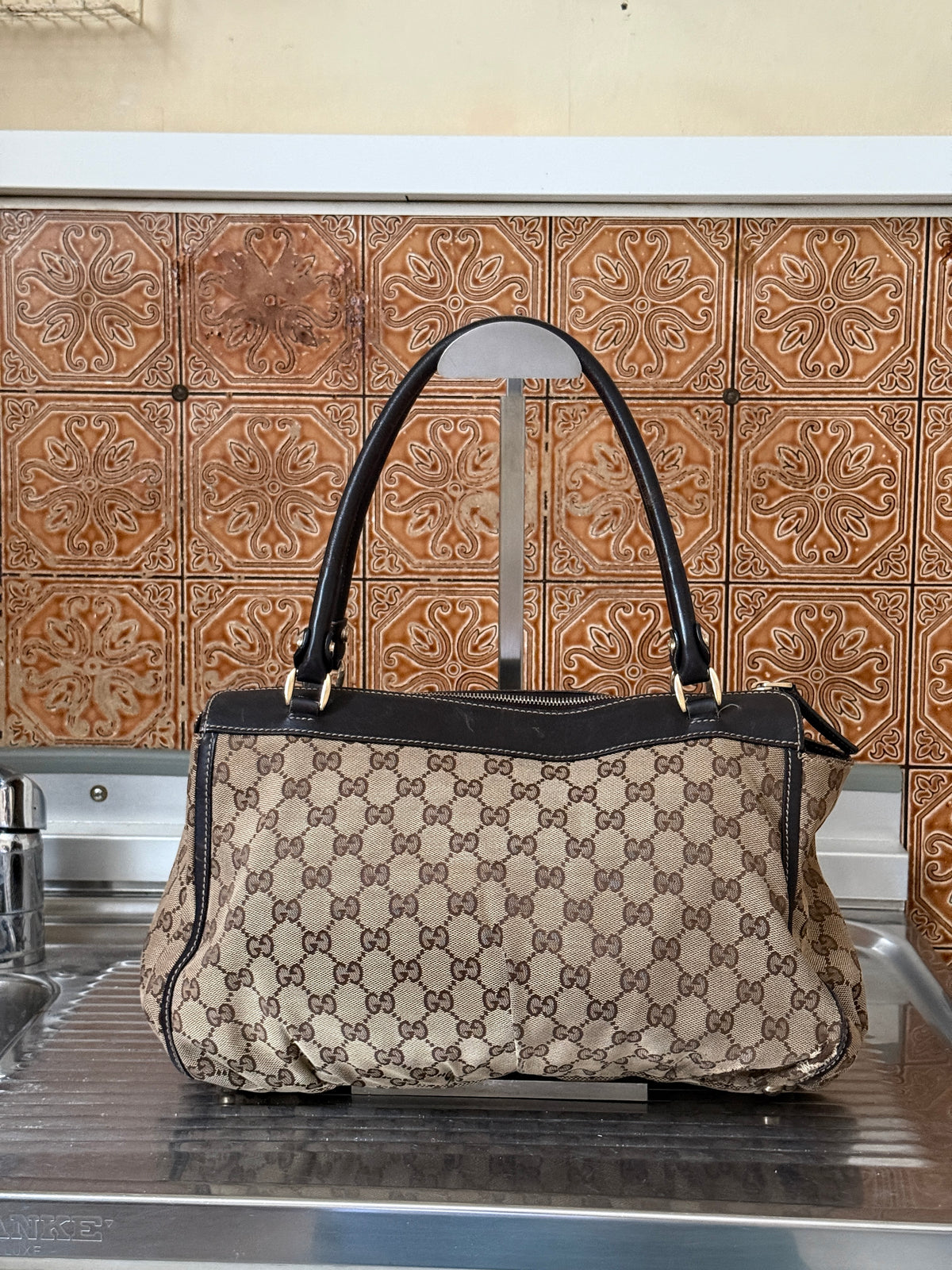 Gucci GG Canvas Abbey D-Ring Tote Bag