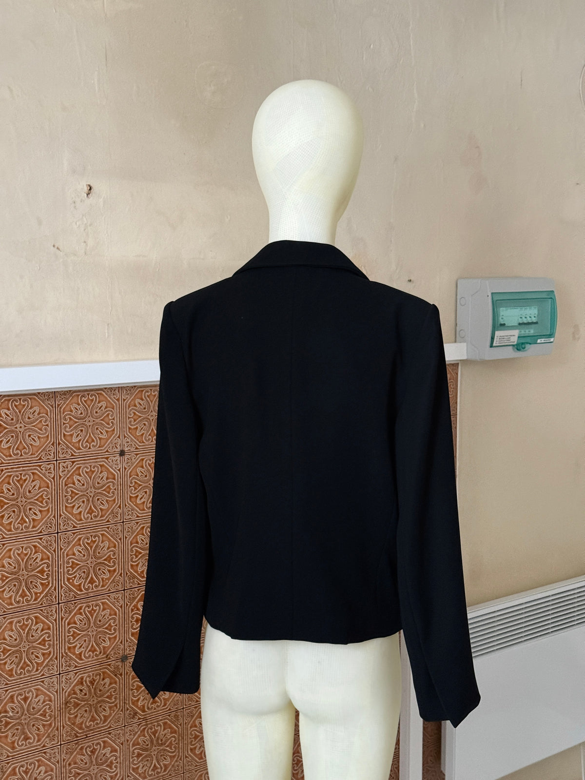 2000s Sonia Rykiel “Uniform” Tailored Black Blazer Jacket (new) - S