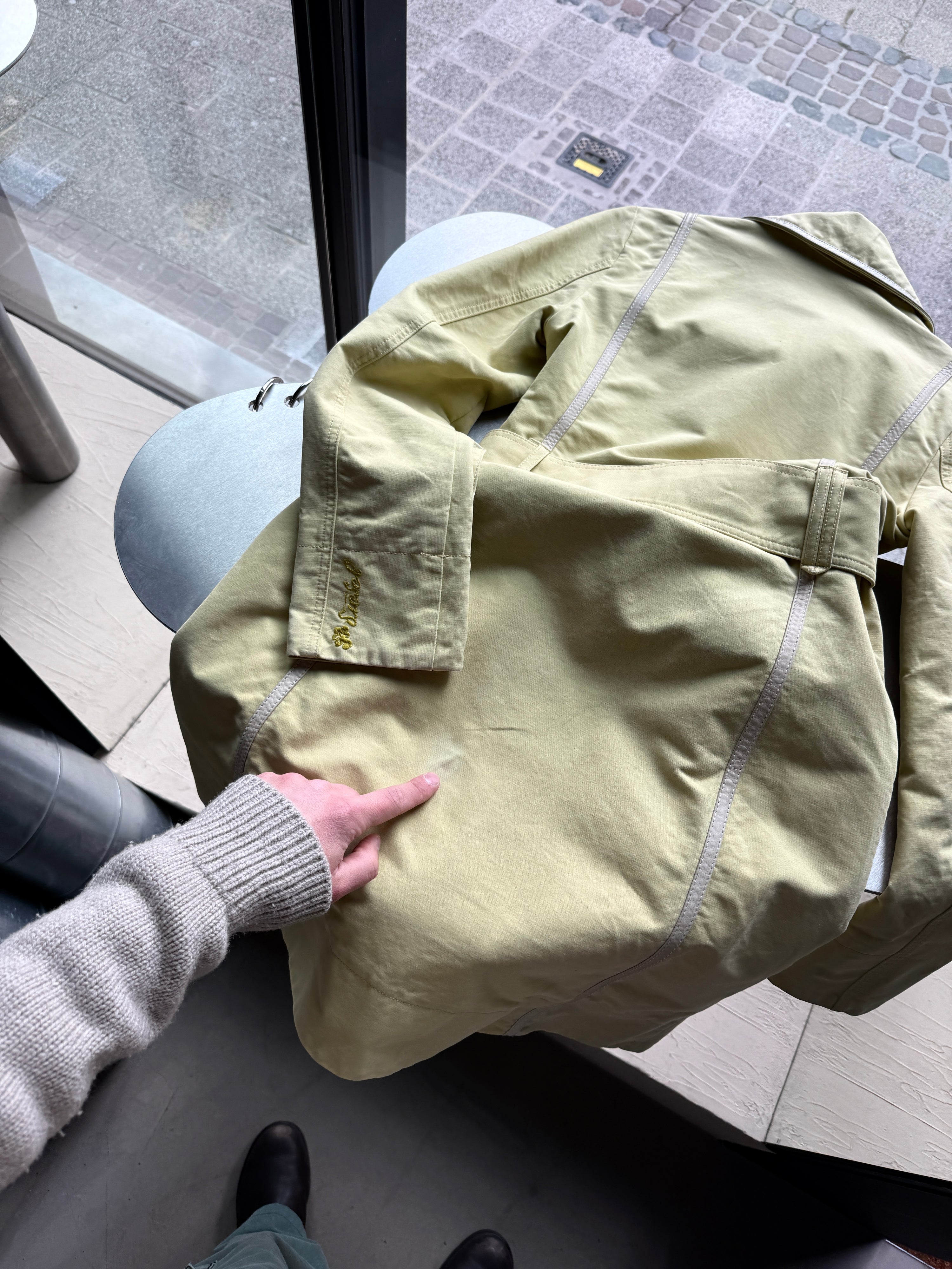 Vintage 2000s Diesel Trench Coat Mustard - S