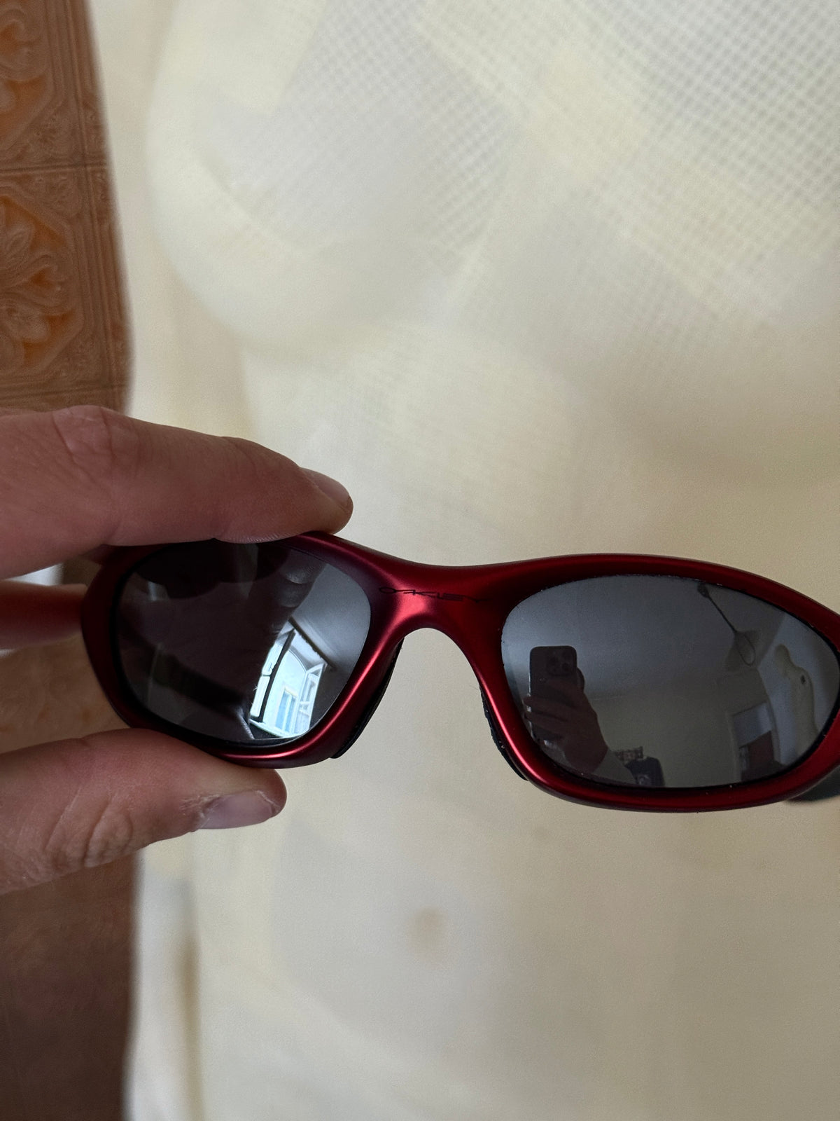 Vintage 2000s Oakley Twenty XX FMJ Red Chrome Iridium Sunglasses