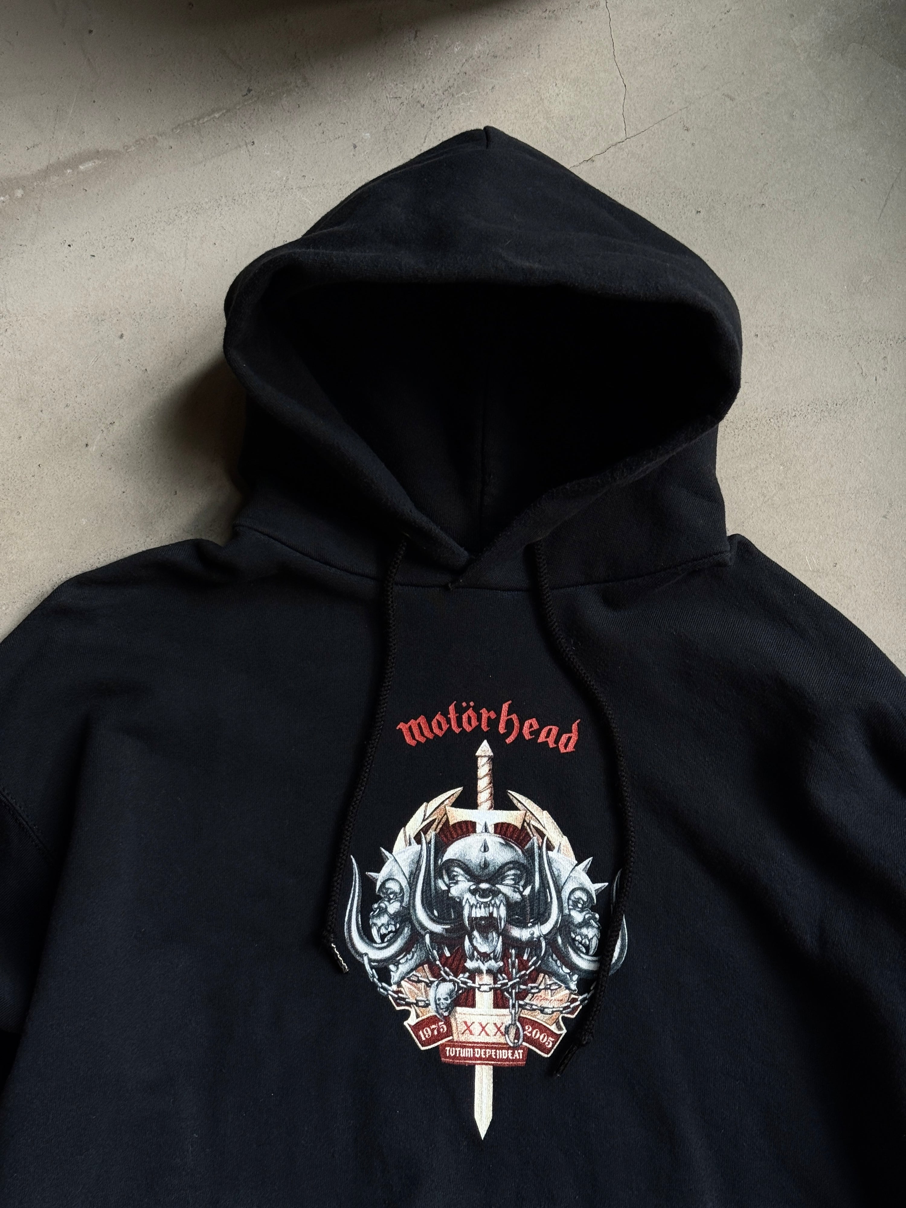 Vintage 2005 Motörhead "Totum Dependeat" Hoodie Black - XL