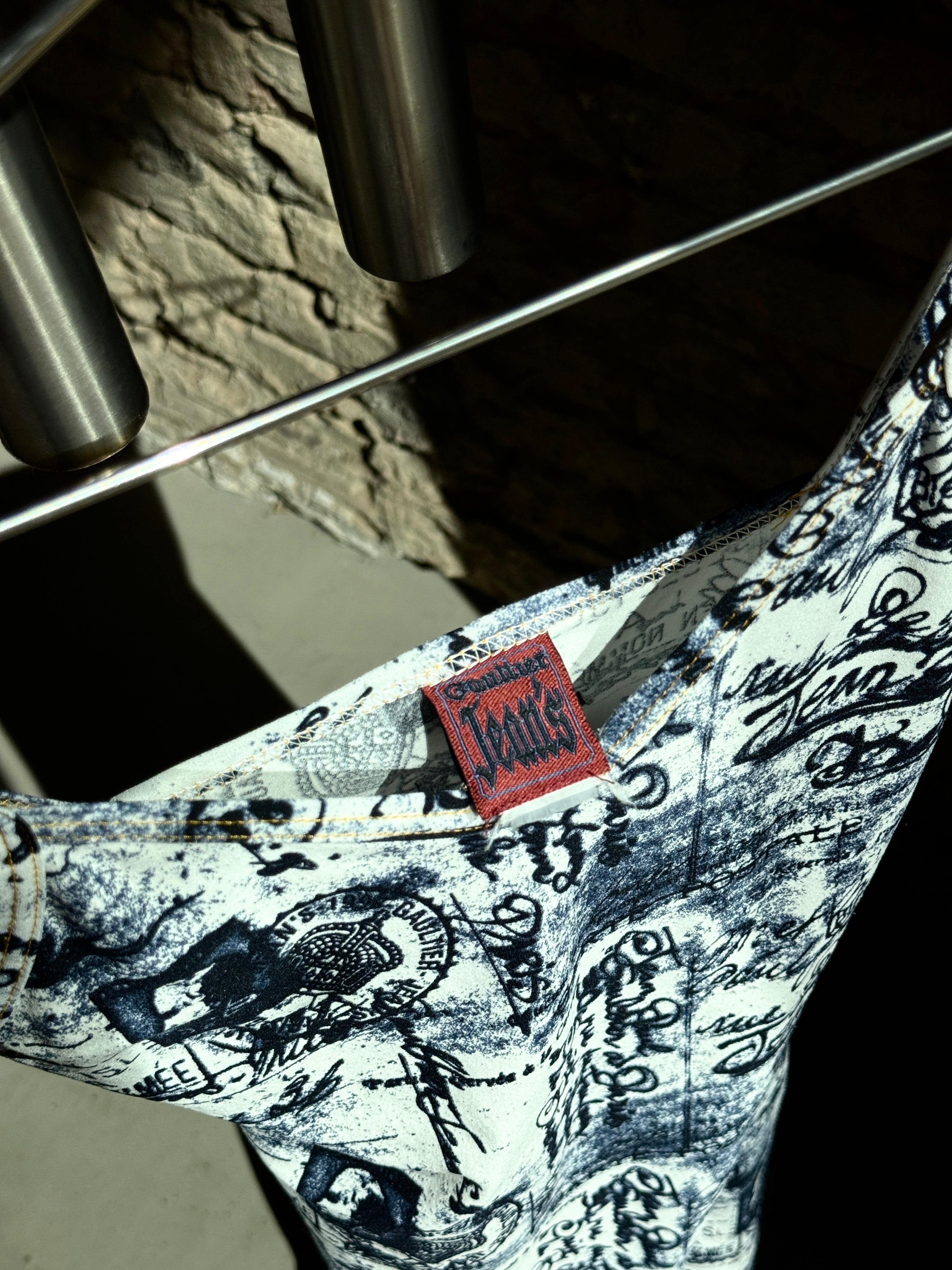 Vintage 1990s Jean Paul Gaultier “Postcard” Dress - XS