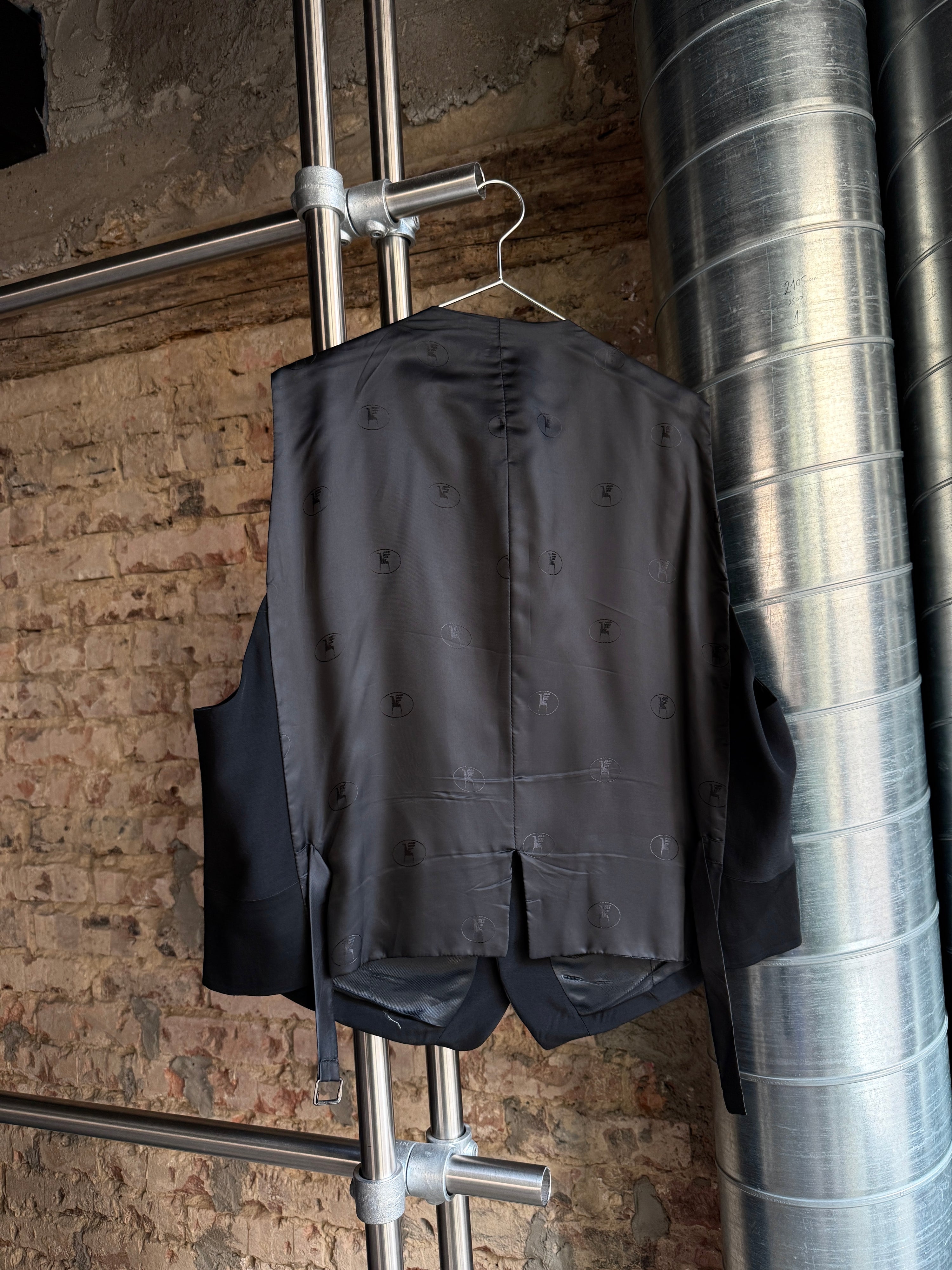 Vintage 1990s Kenzo 3 Piece Suit Black - XL