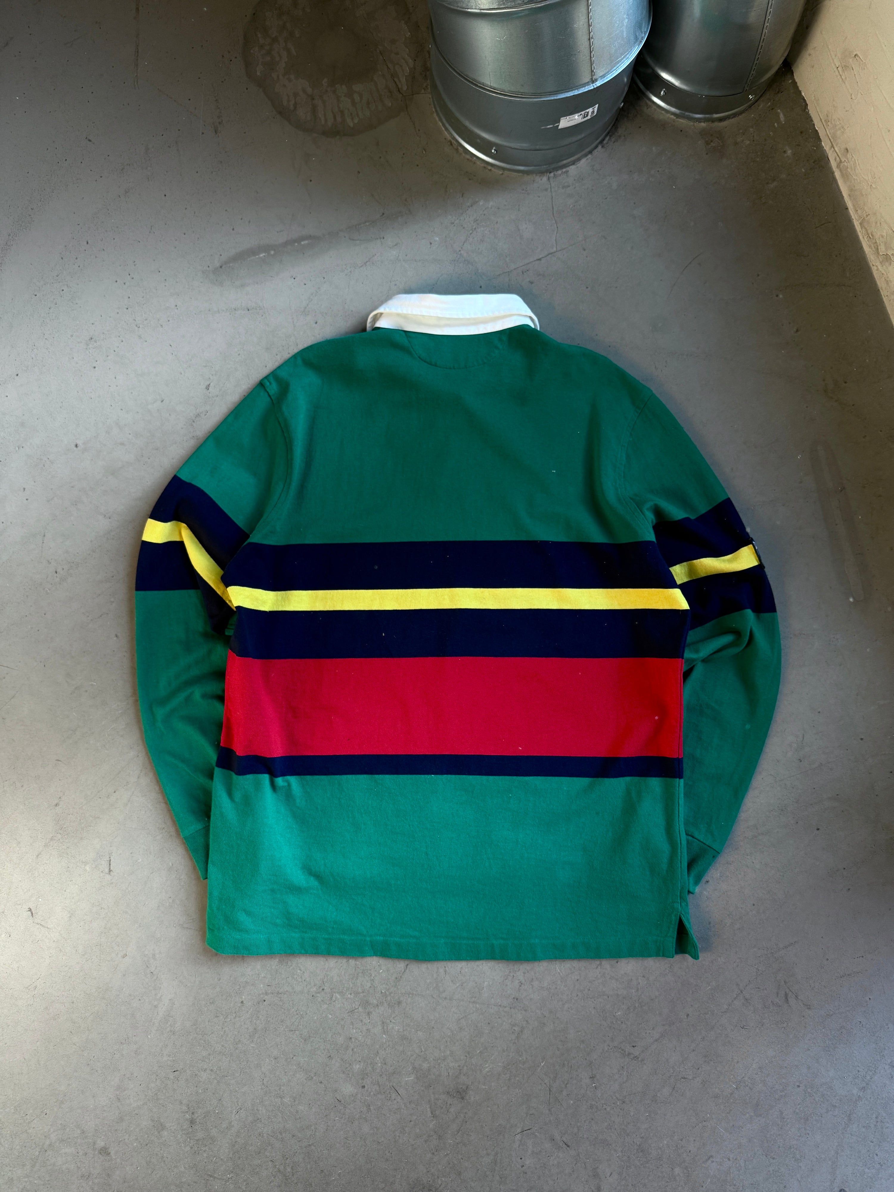 Retro Polo Ralph Lauren Kayak" Polo Hi Tech" Rugby Shirt - XL