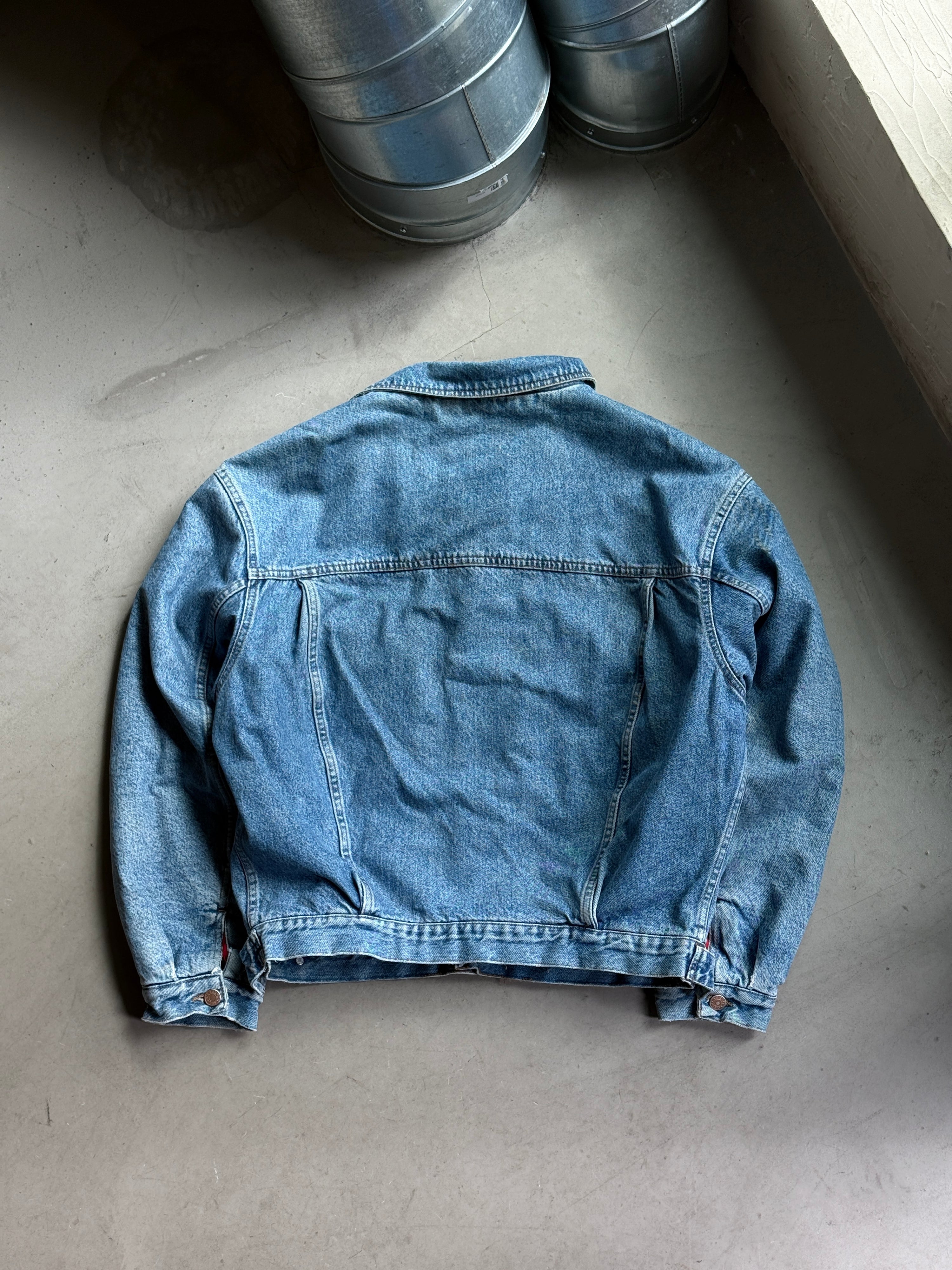 Vintage 1990s Diesel Blanked Lined Denim Jacket - M