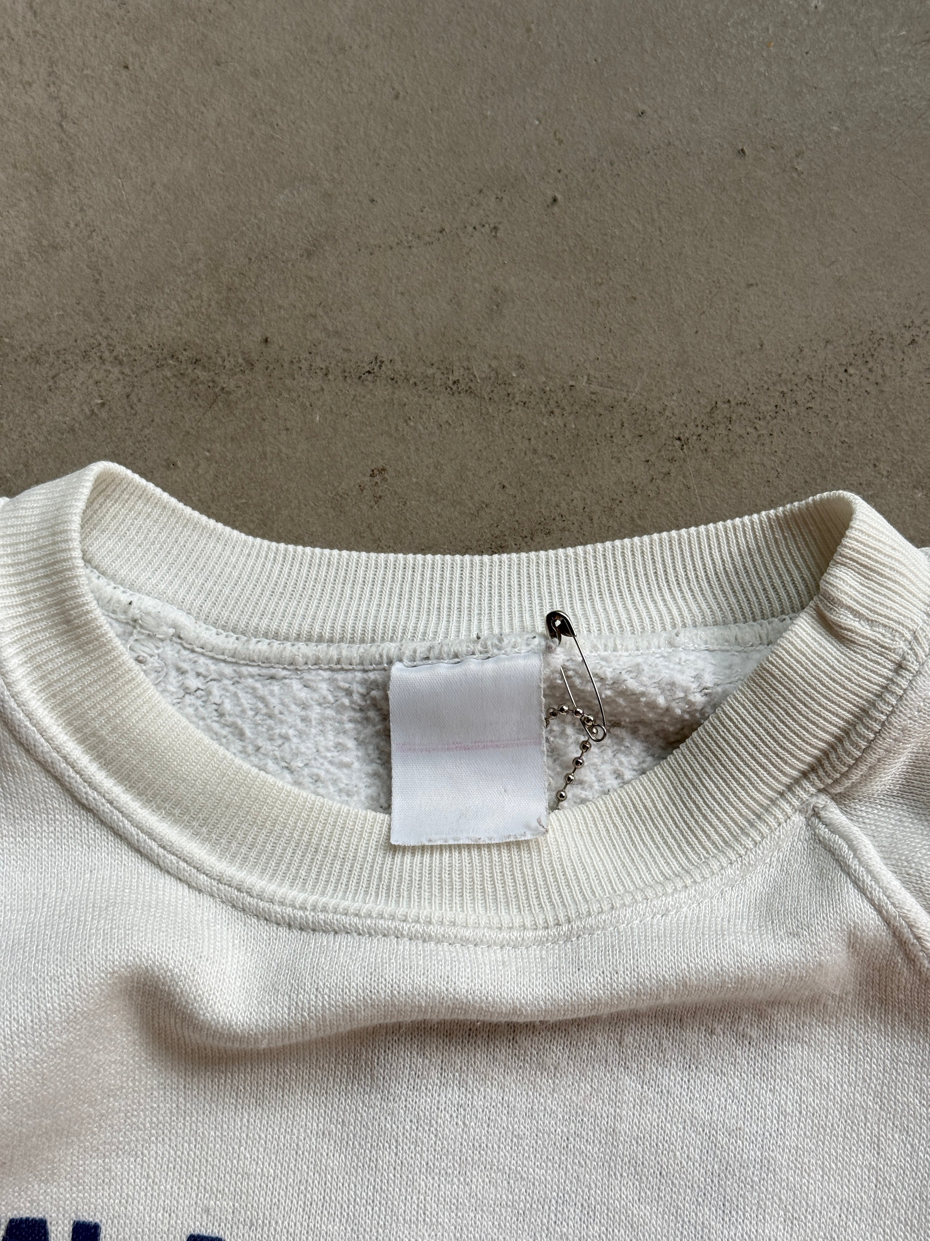 Vintage 1980s Royal Air Force Association Sweater White - L