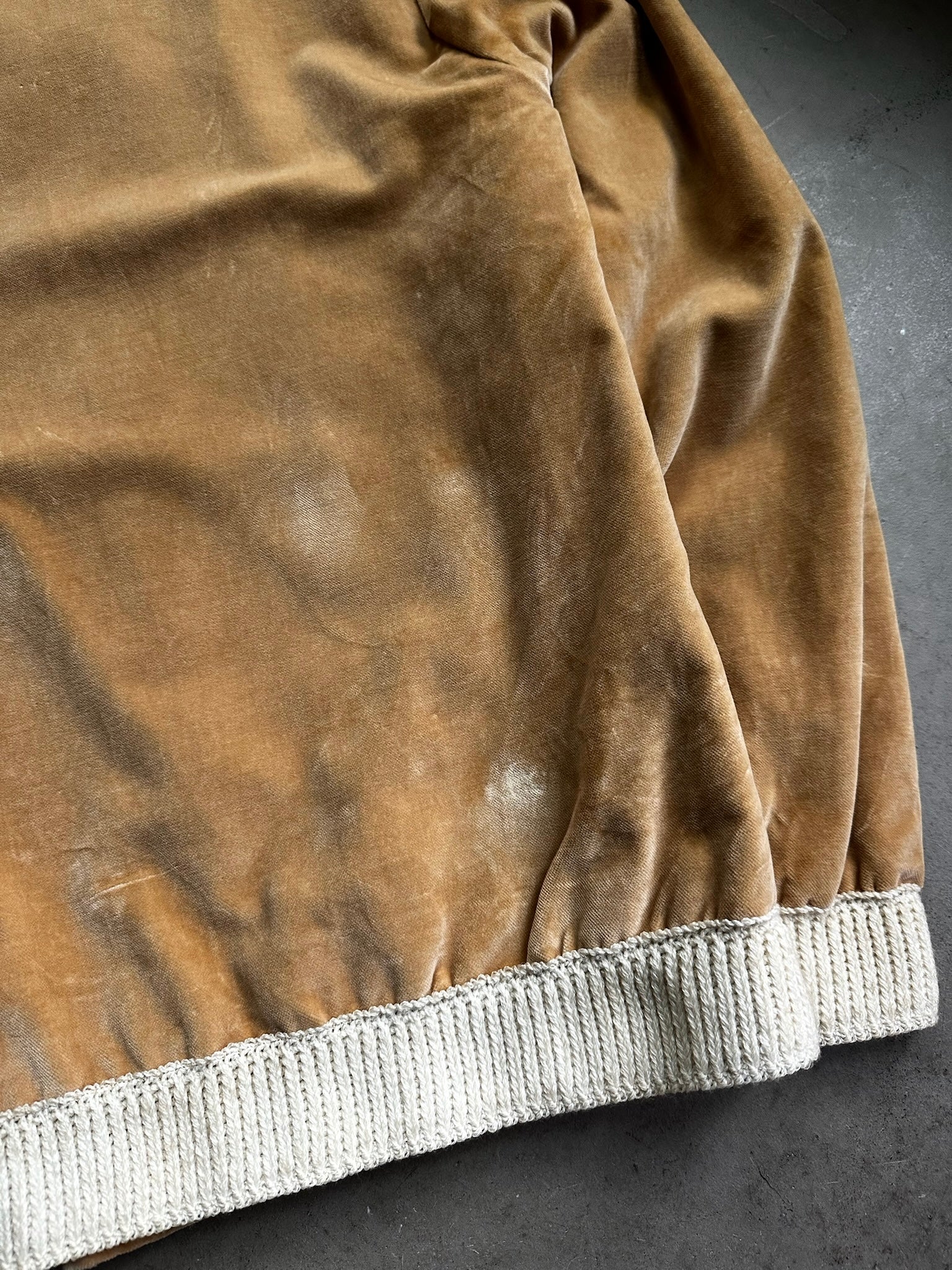 1970s Velour Jacket Brown - M