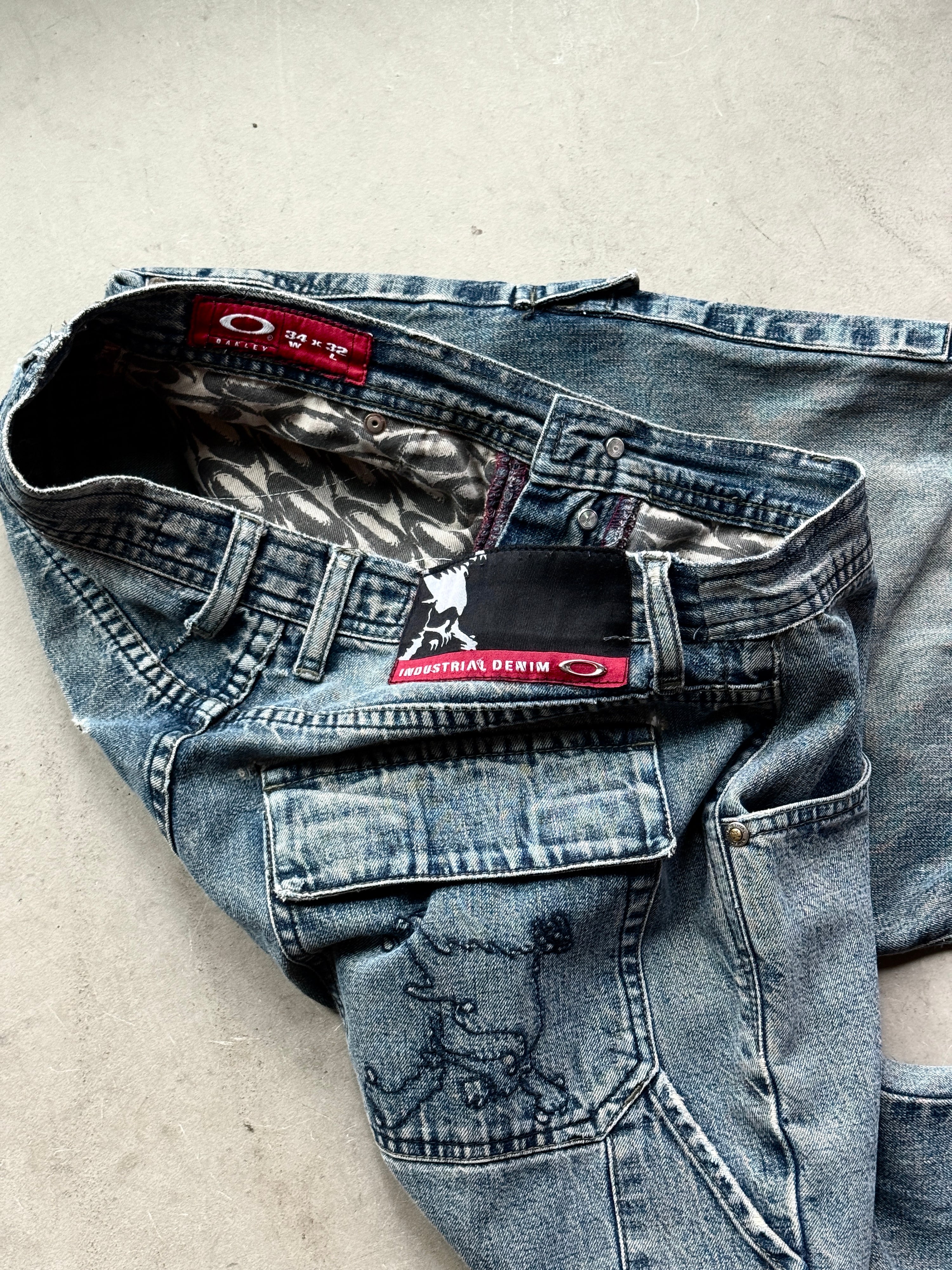 Vintage 00's Oakley Carpenter Jeans Light Wash W33 L27