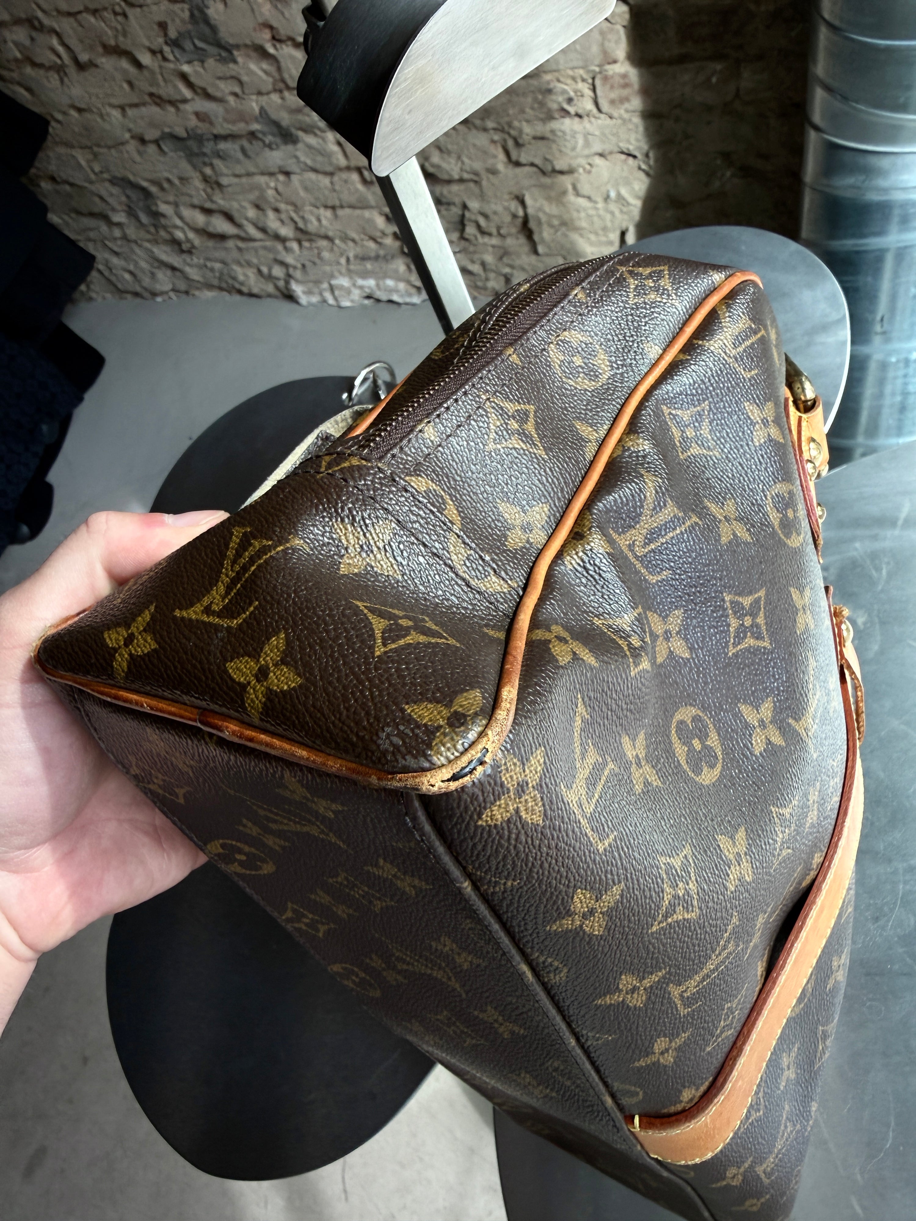 2009 Louis Vuitton Manhattan GM Bag Brown (FL0069)