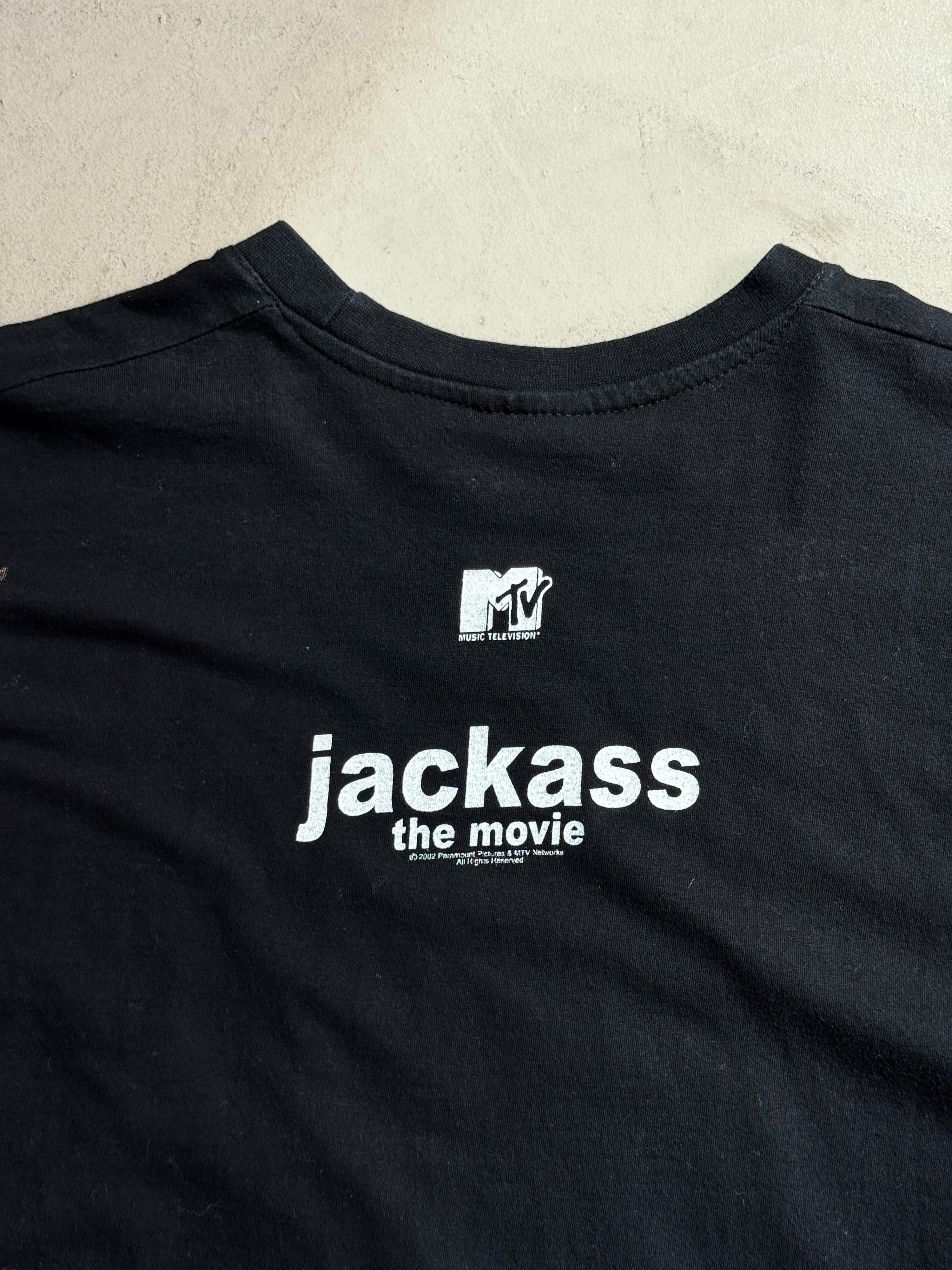 Vintage 2002 Jackass Movie Promo Tee Black - M