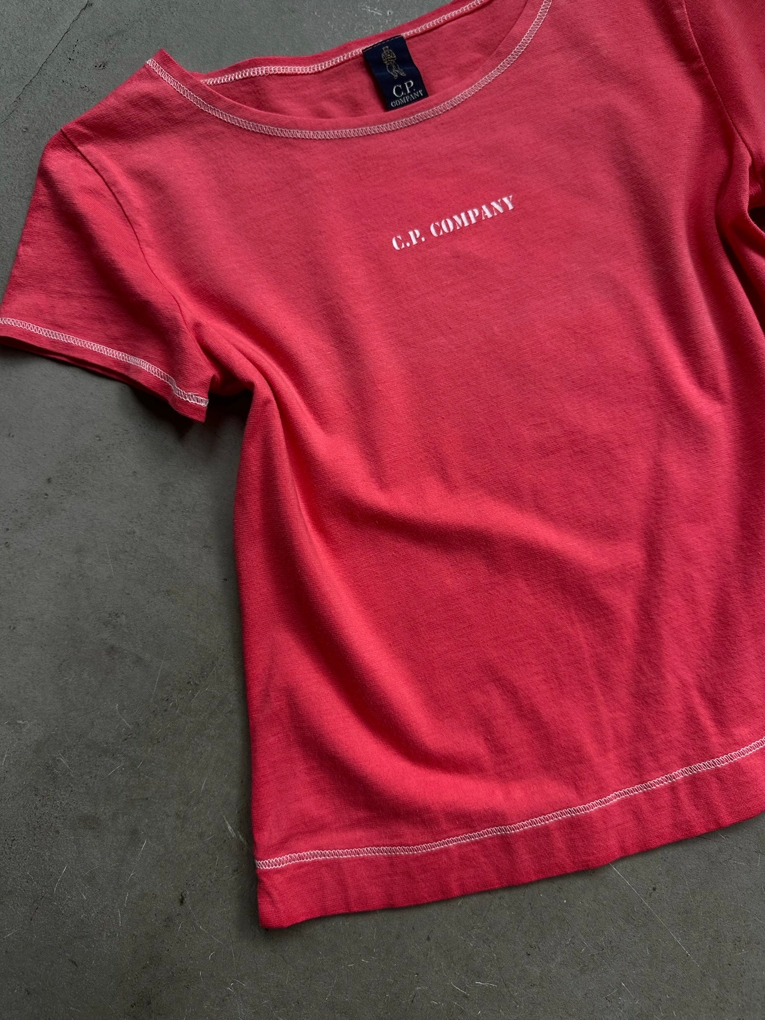 Vintage C.P. Company T-Shirt Pink - XS