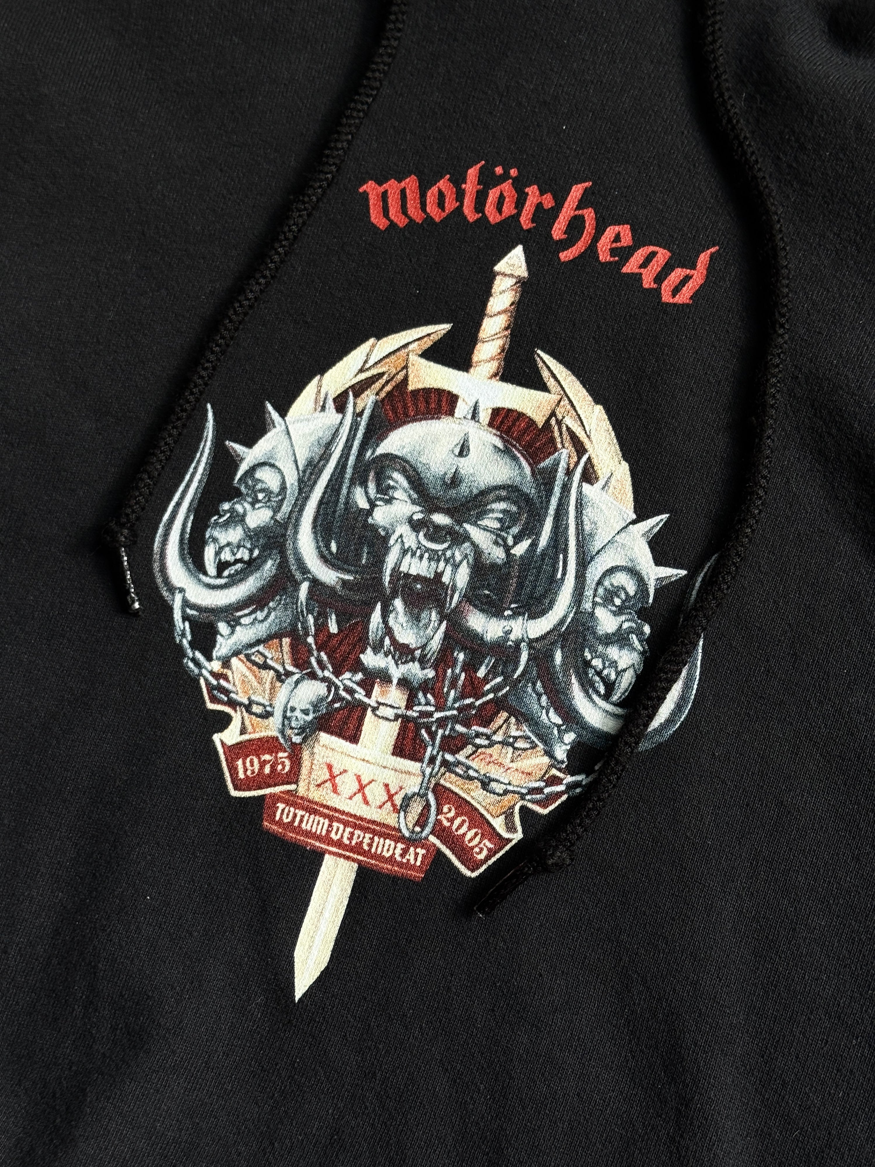 Vintage 2005 Motörhead "Totum Dependeat" Hoodie Black - XL