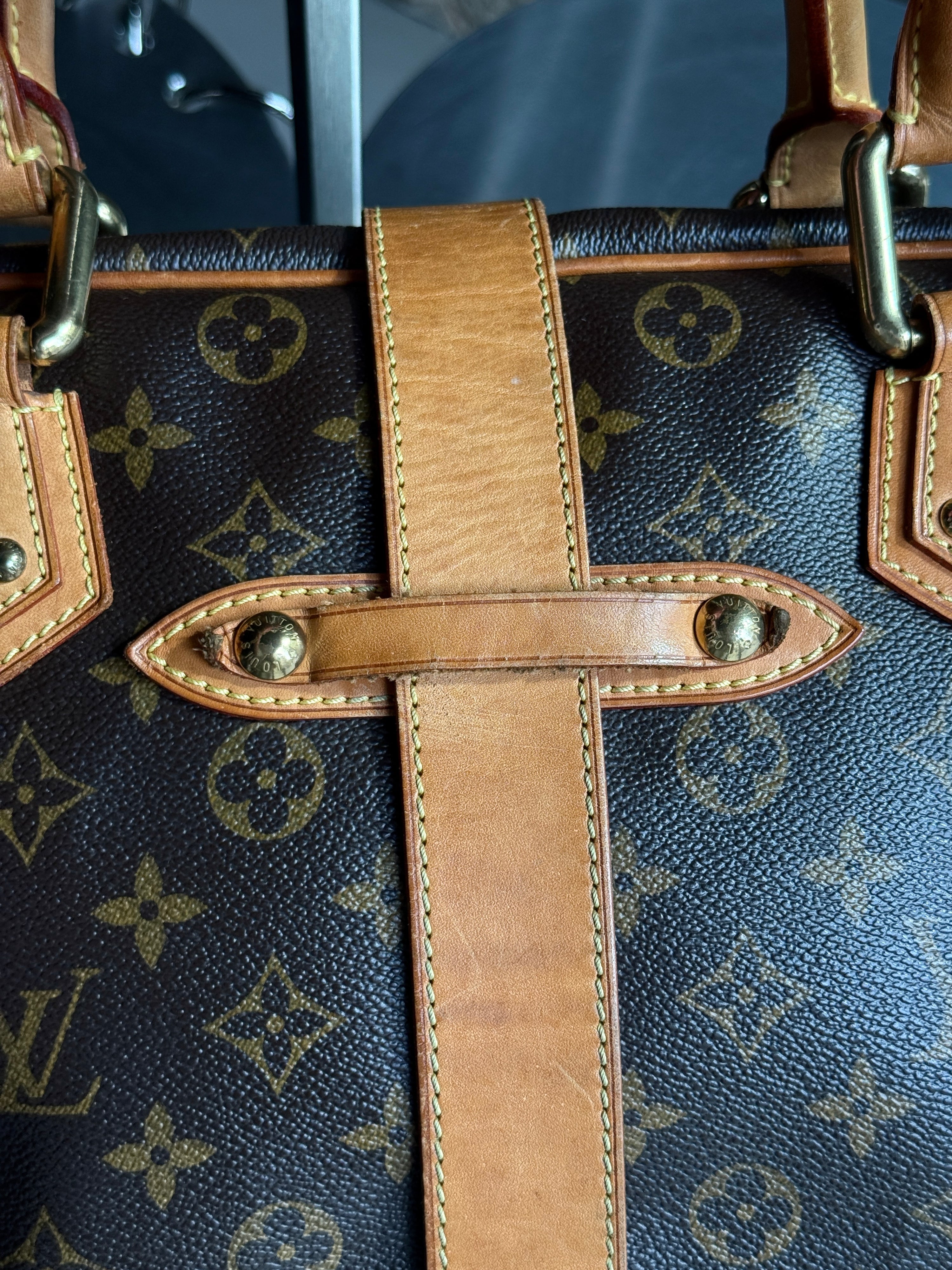 2009 Louis Vuitton Manhattan GM Bag Brown (FL0069)