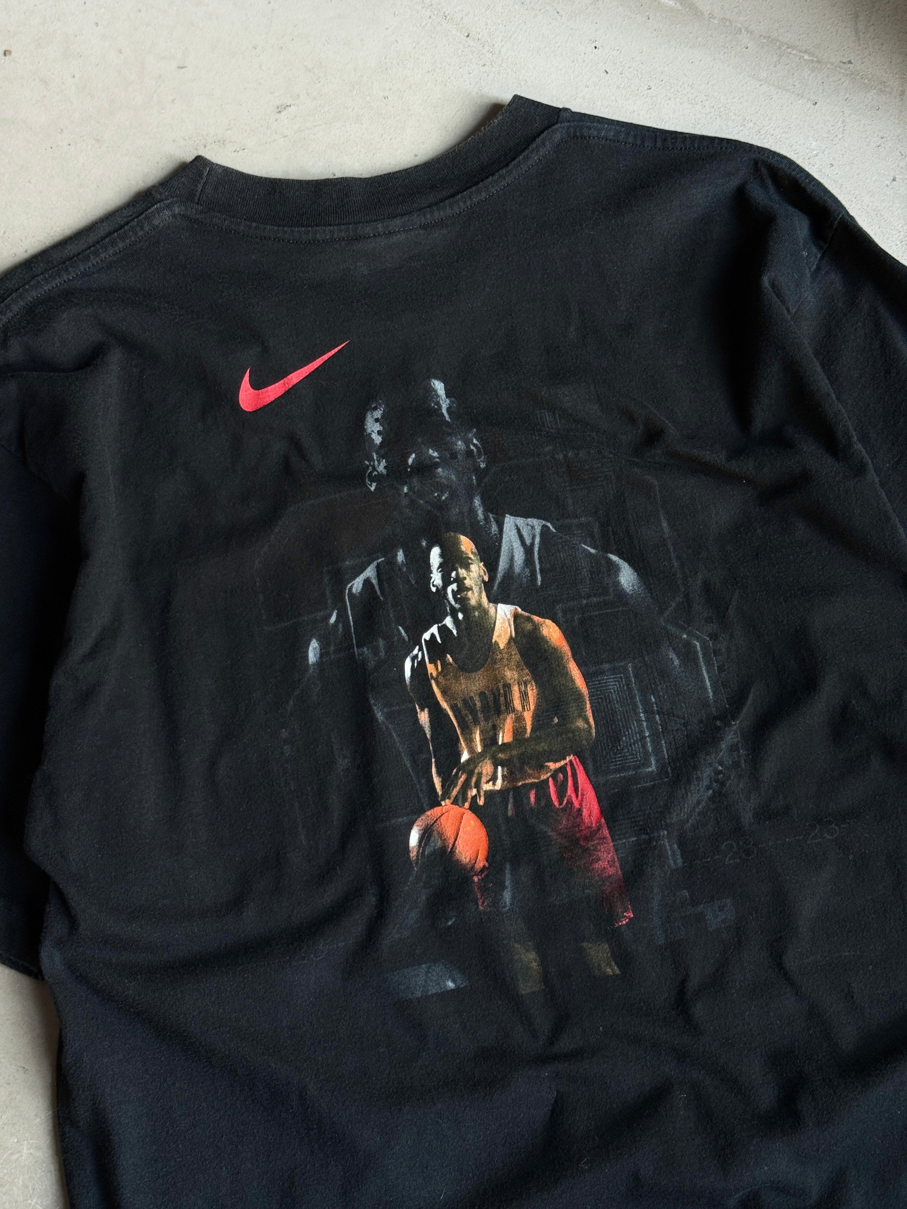Vintage 1990s Nike Michael Jordan "Man Or Machine" Tee Black - M