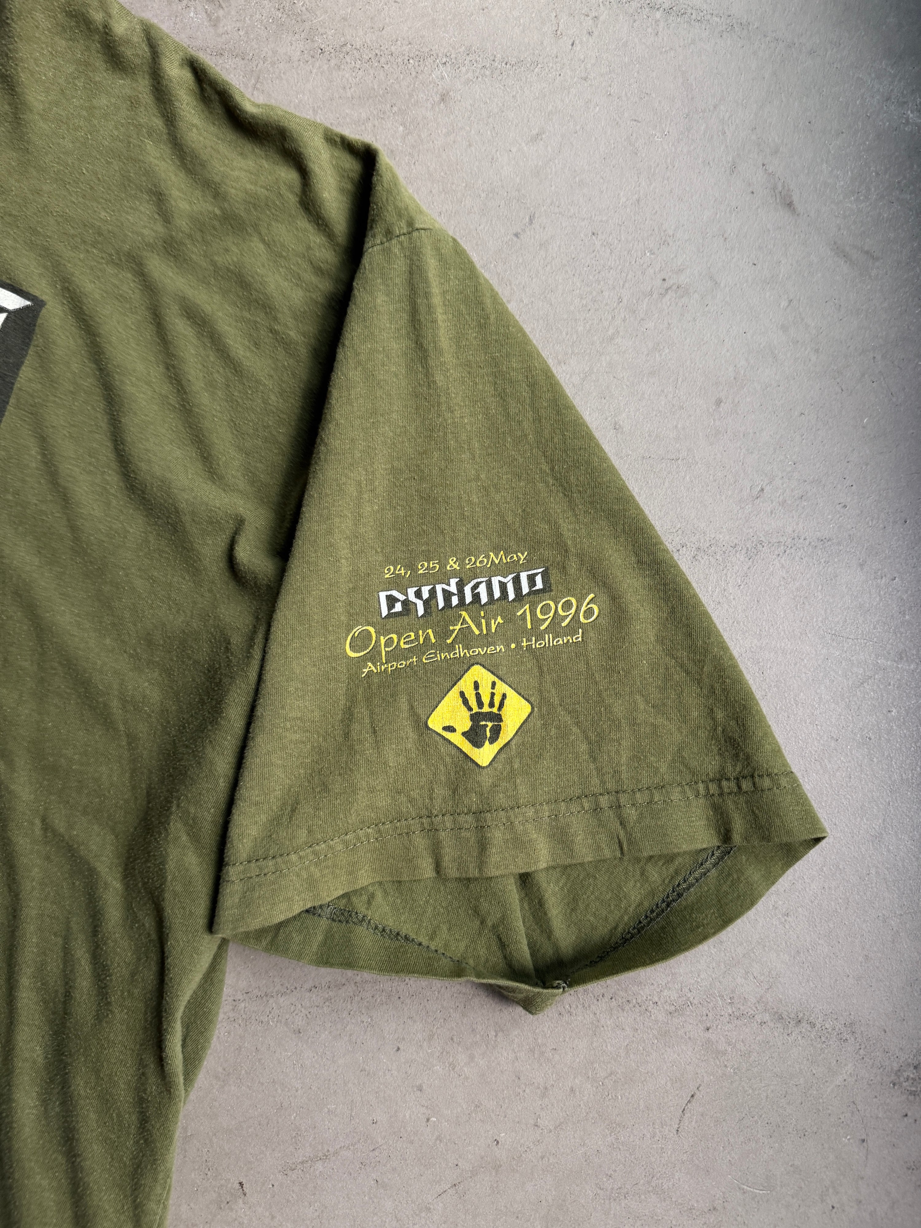 Vintage 1996 Dynamo Open Air Festival Tee Green - XXL