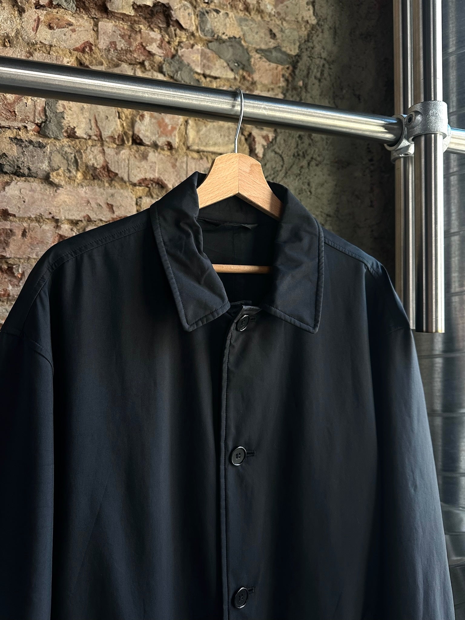 Vintage Single Breasted  DKNY Coat Navy - XL