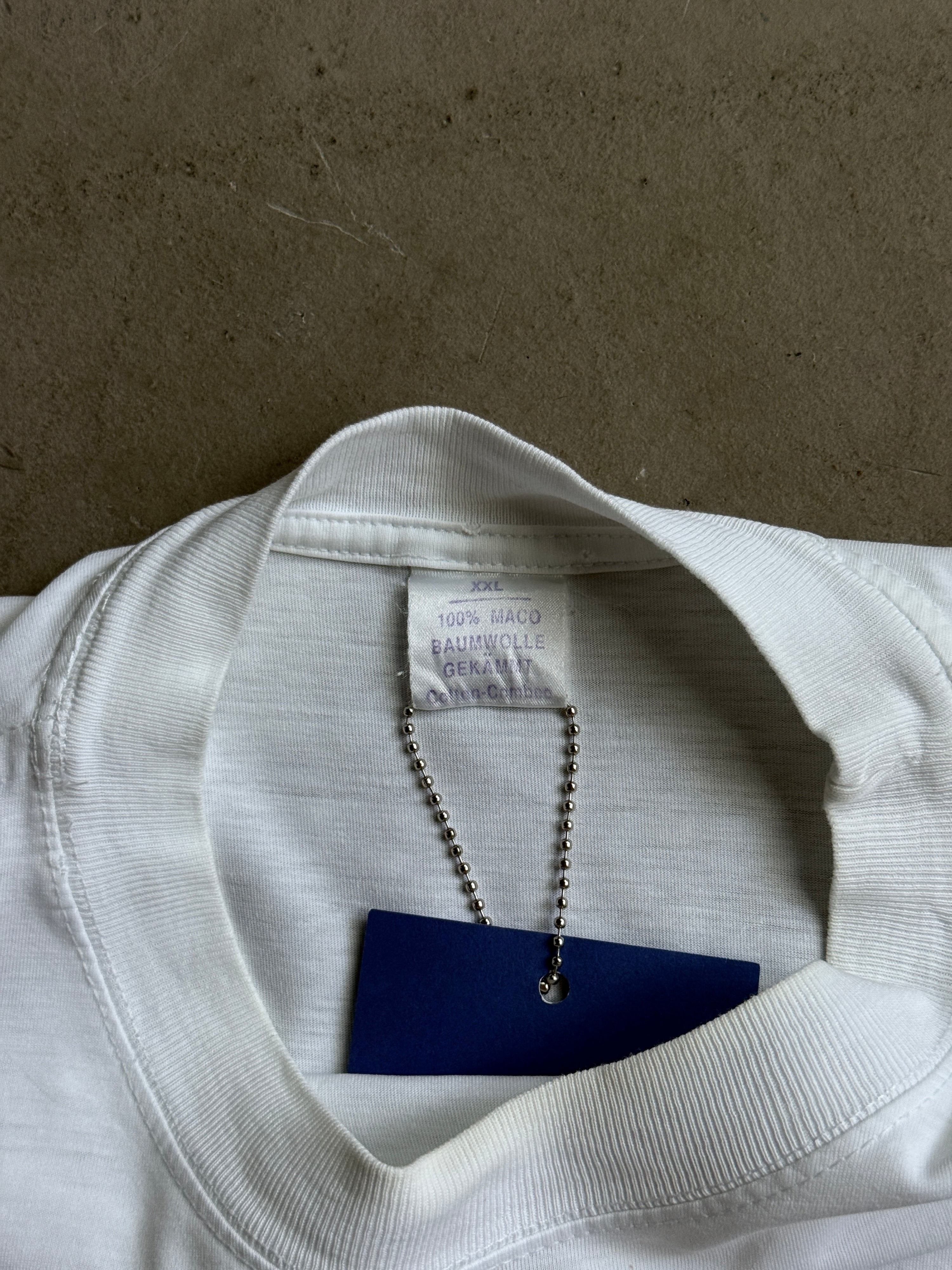 Vintage 1990s Roy Lichtenstein Style Bootleg T-Shirt White - XL