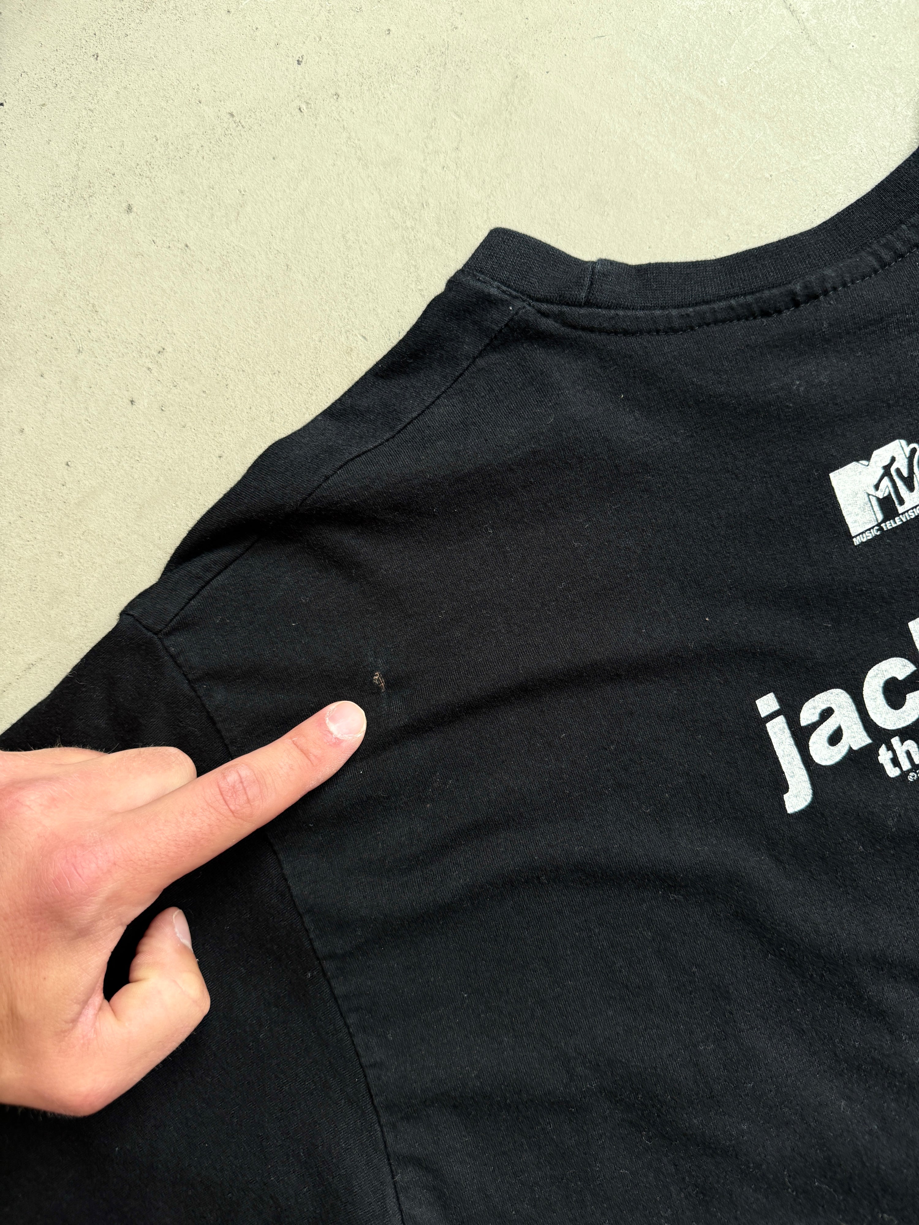 Vintage 2002 Jackass Movie Promo Tee Black - M
