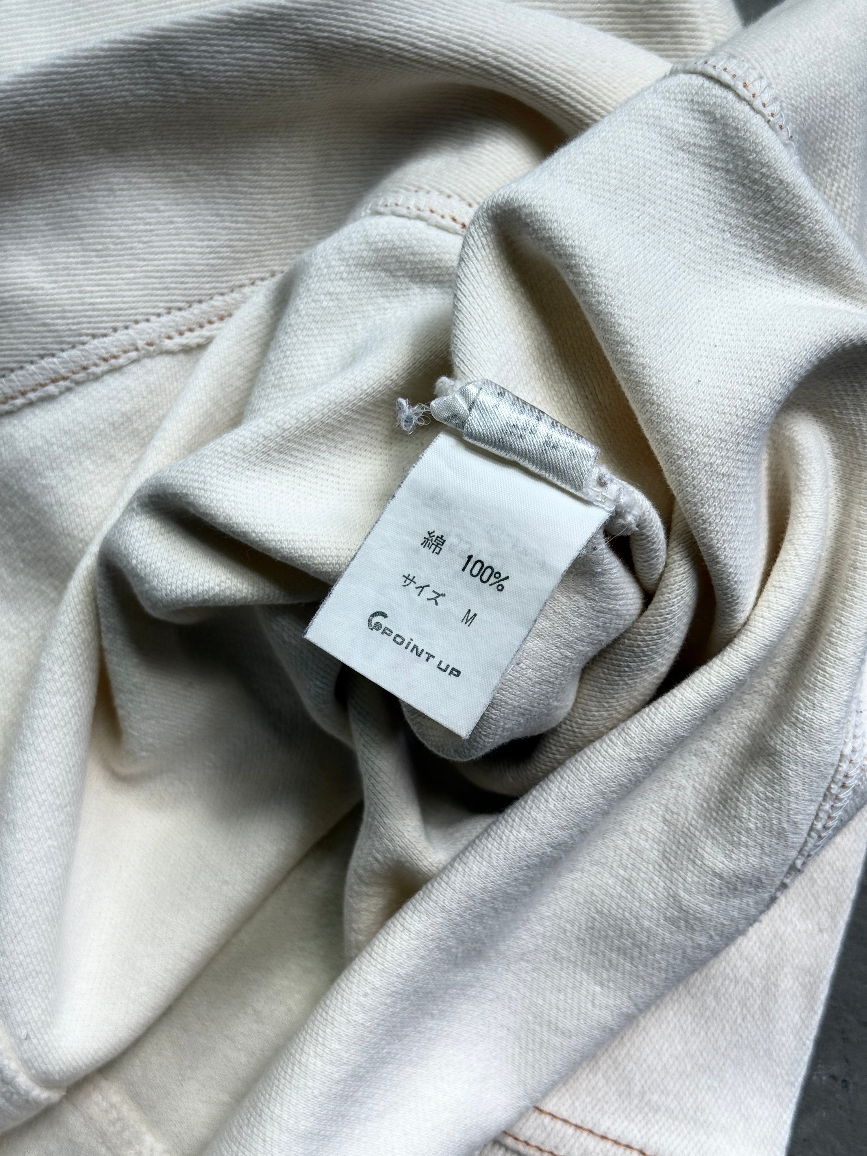 Vintage Hai Sporting Gear by Issey Miyake Mockneck Sweater Cream - M