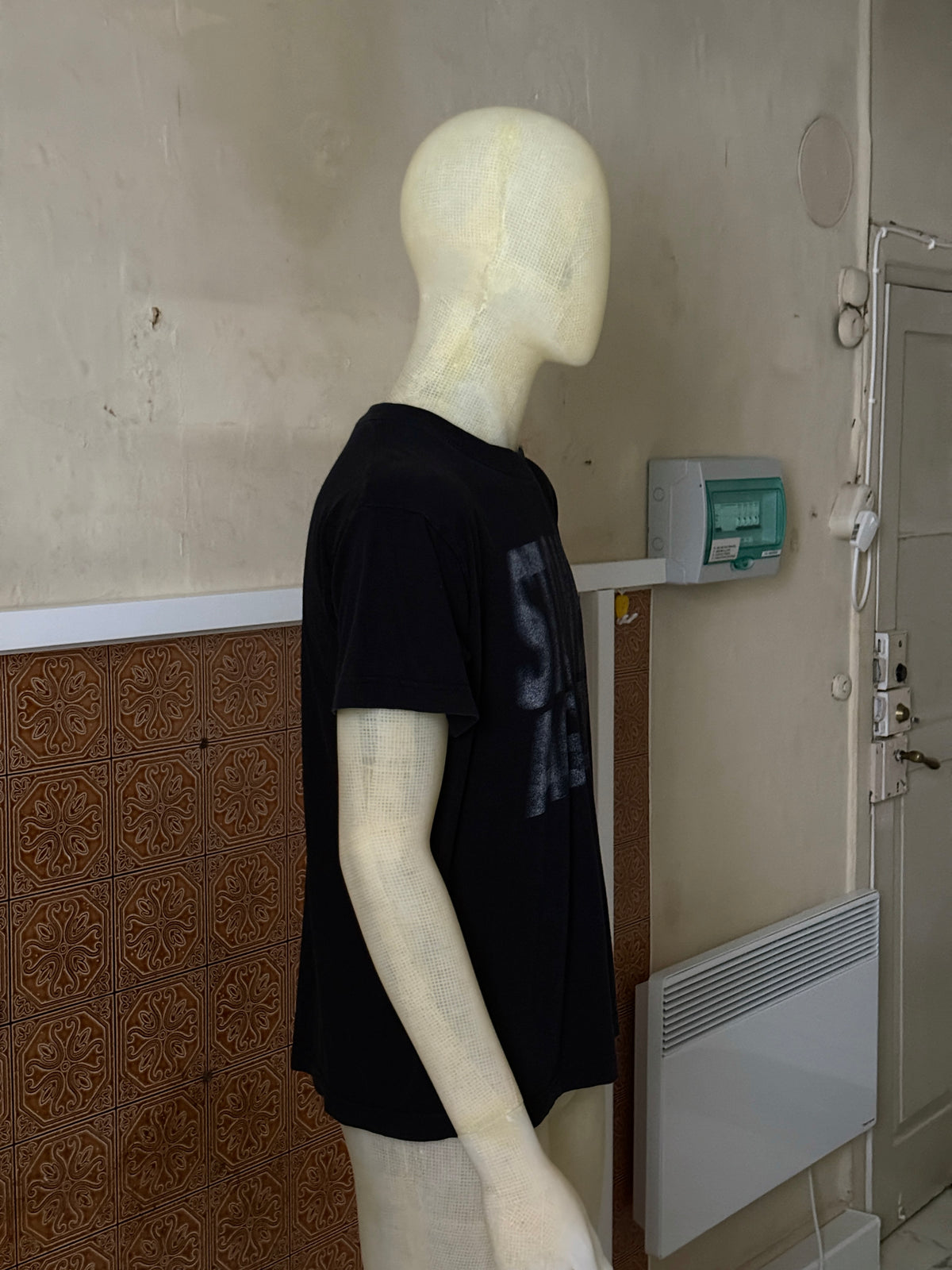 Vintage 2000s Faded Black "Stoned Again" T-Shirt - M