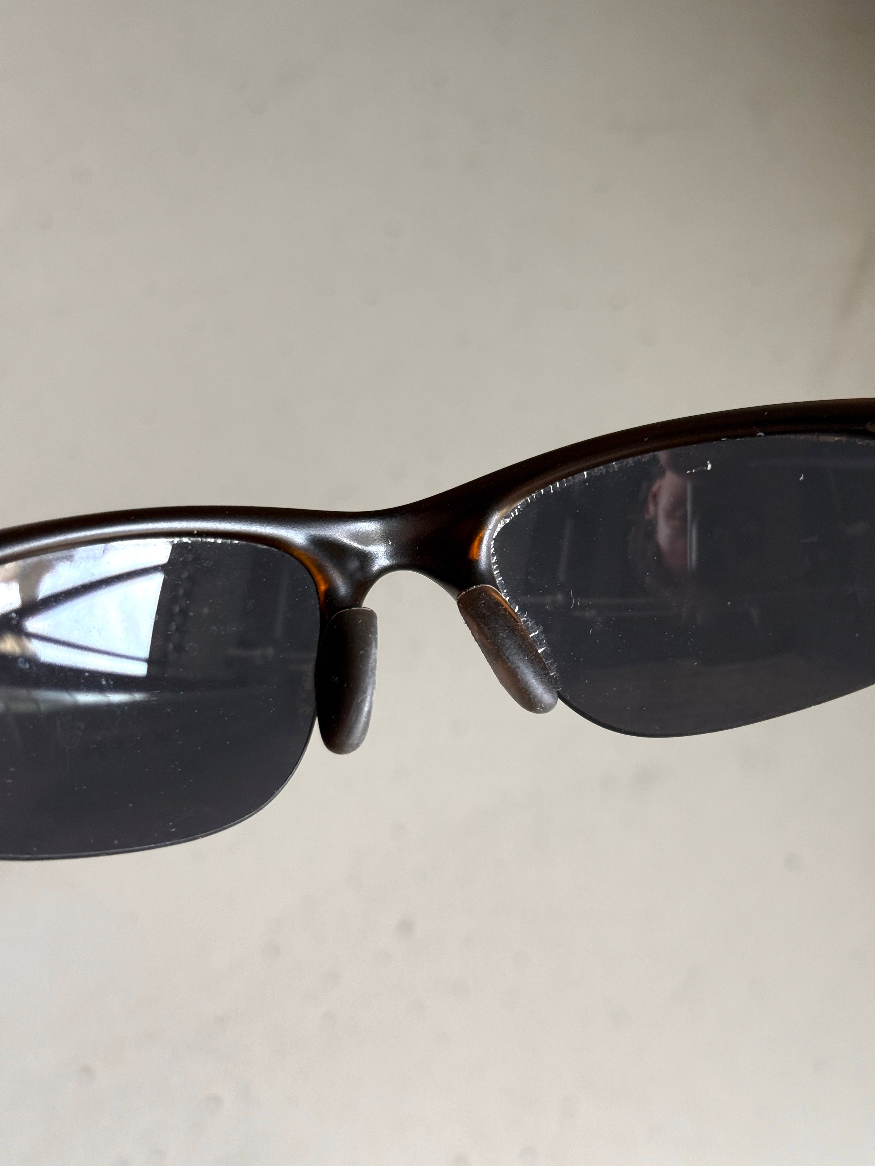 Vintage Oakley Half Jacket Sunglasses Brown