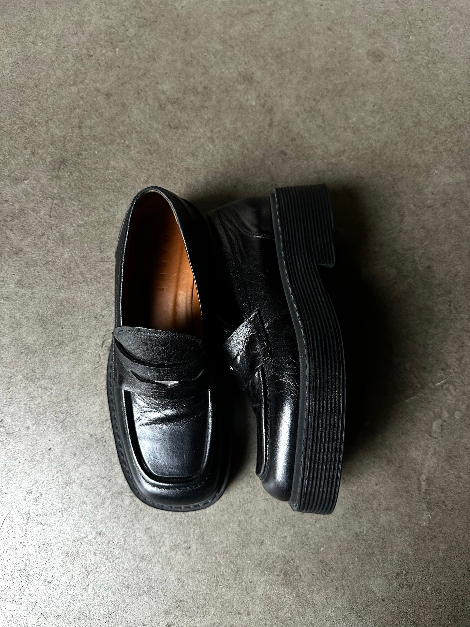 Marni Penny Loafers Black - 41