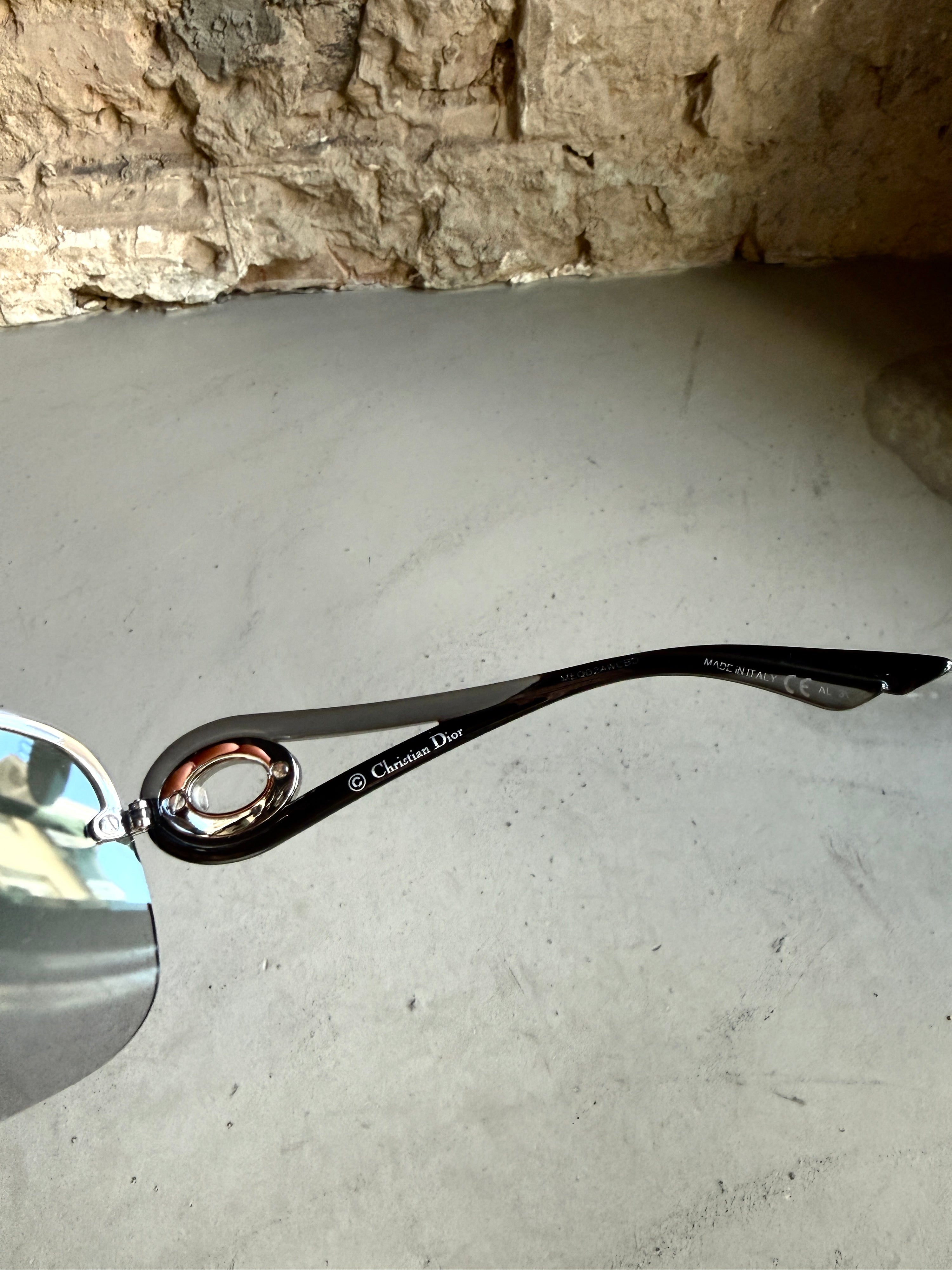 Vintage Dior Volute 3 Shield Sunglasses