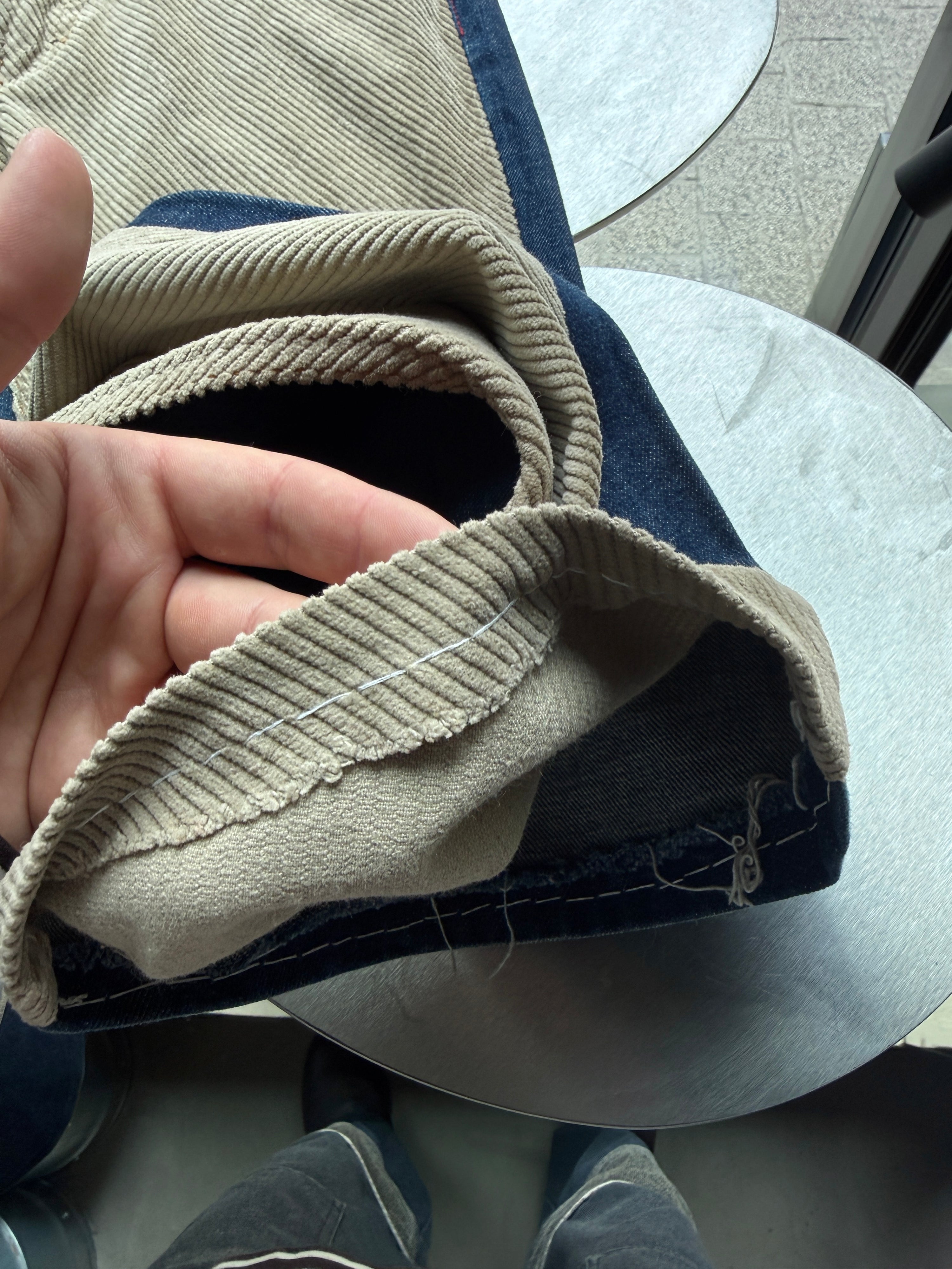 2000s Flared “Sexy Light” Corduroy Hybrid Jeans - W28 L30