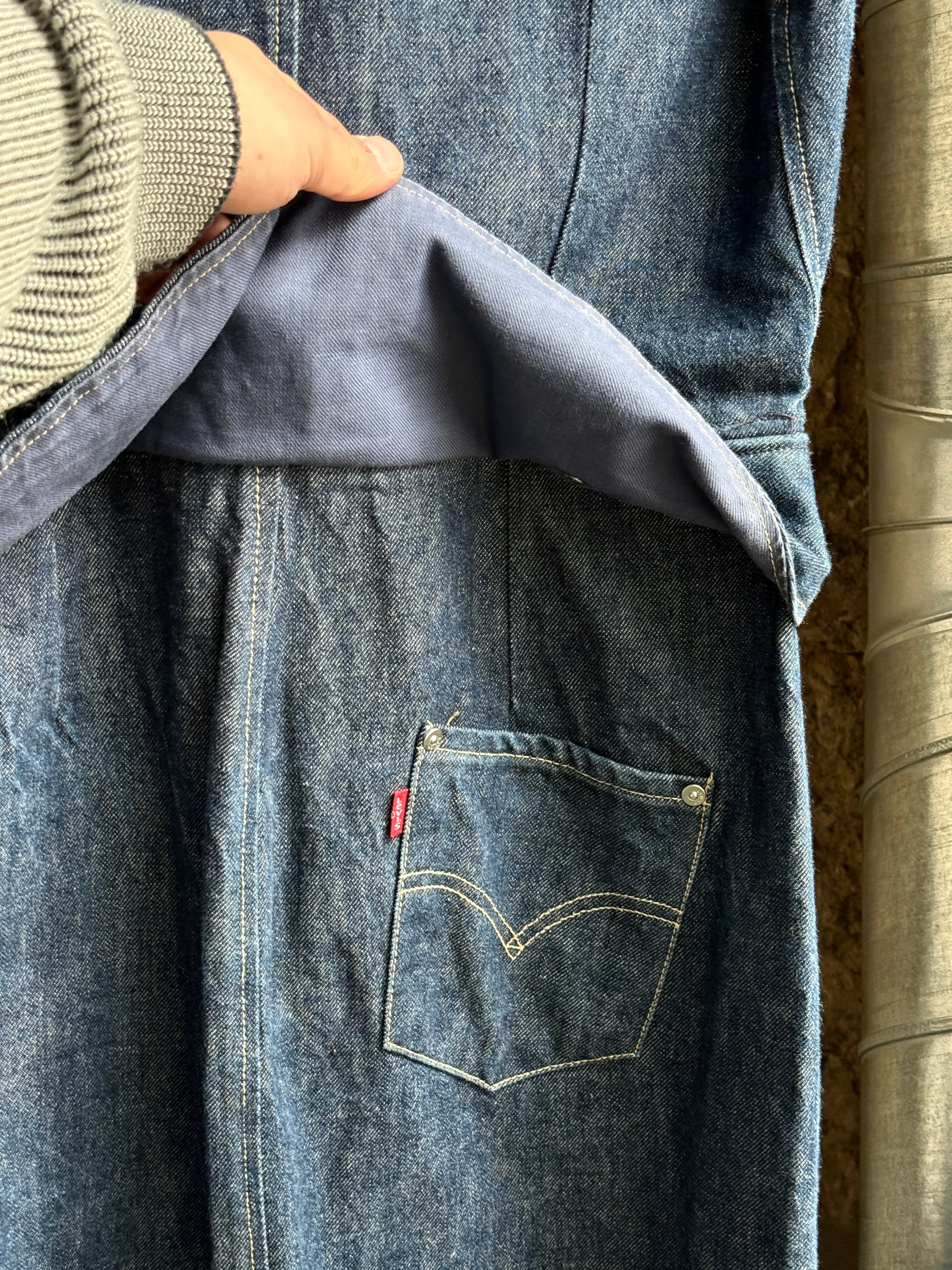 Vintage Levis Engineered Denim Dress - S