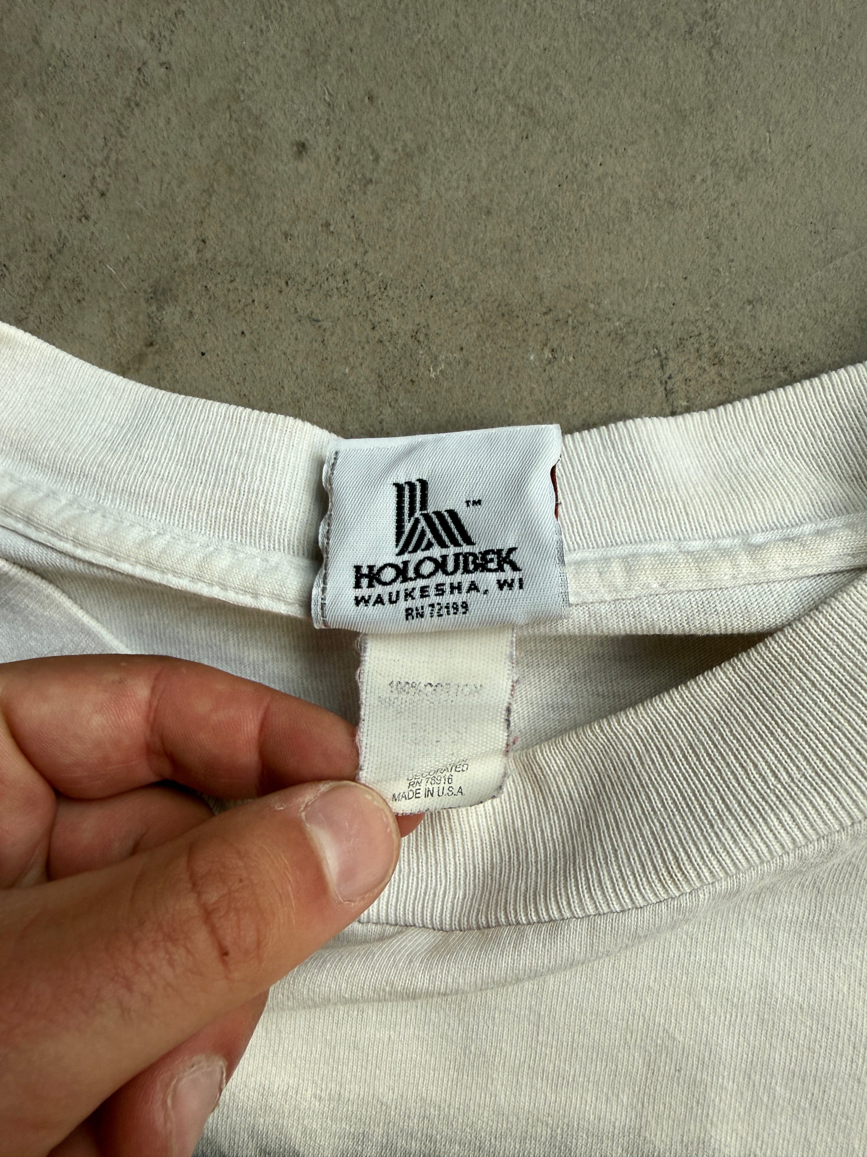 Vintage Harley Davidson "Flame Eagle" Longsleeve White - M