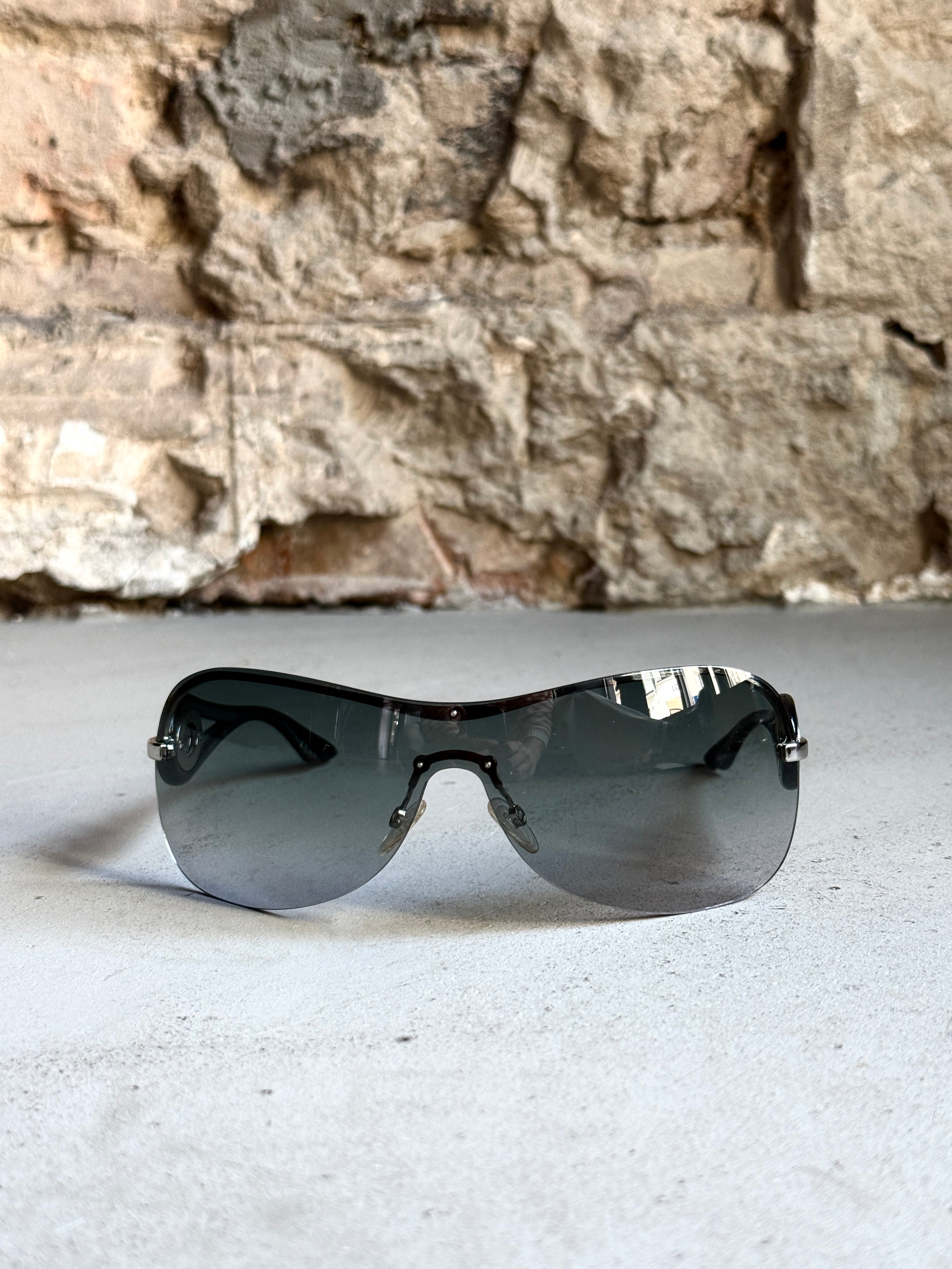 Vintage Dior Volute 3 Shield Sunglasses