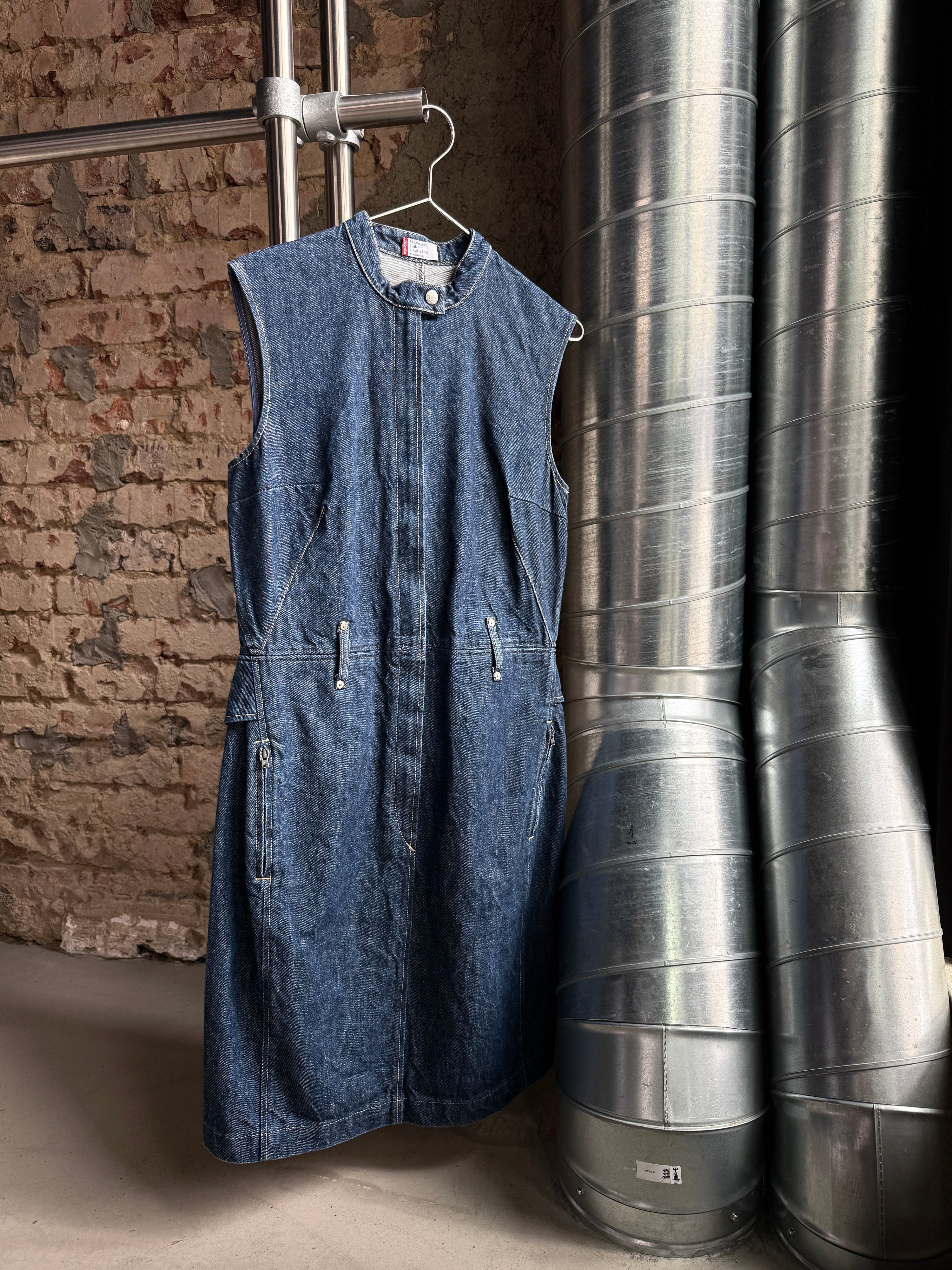 Vintage Levis Engineered Denim Dress - S