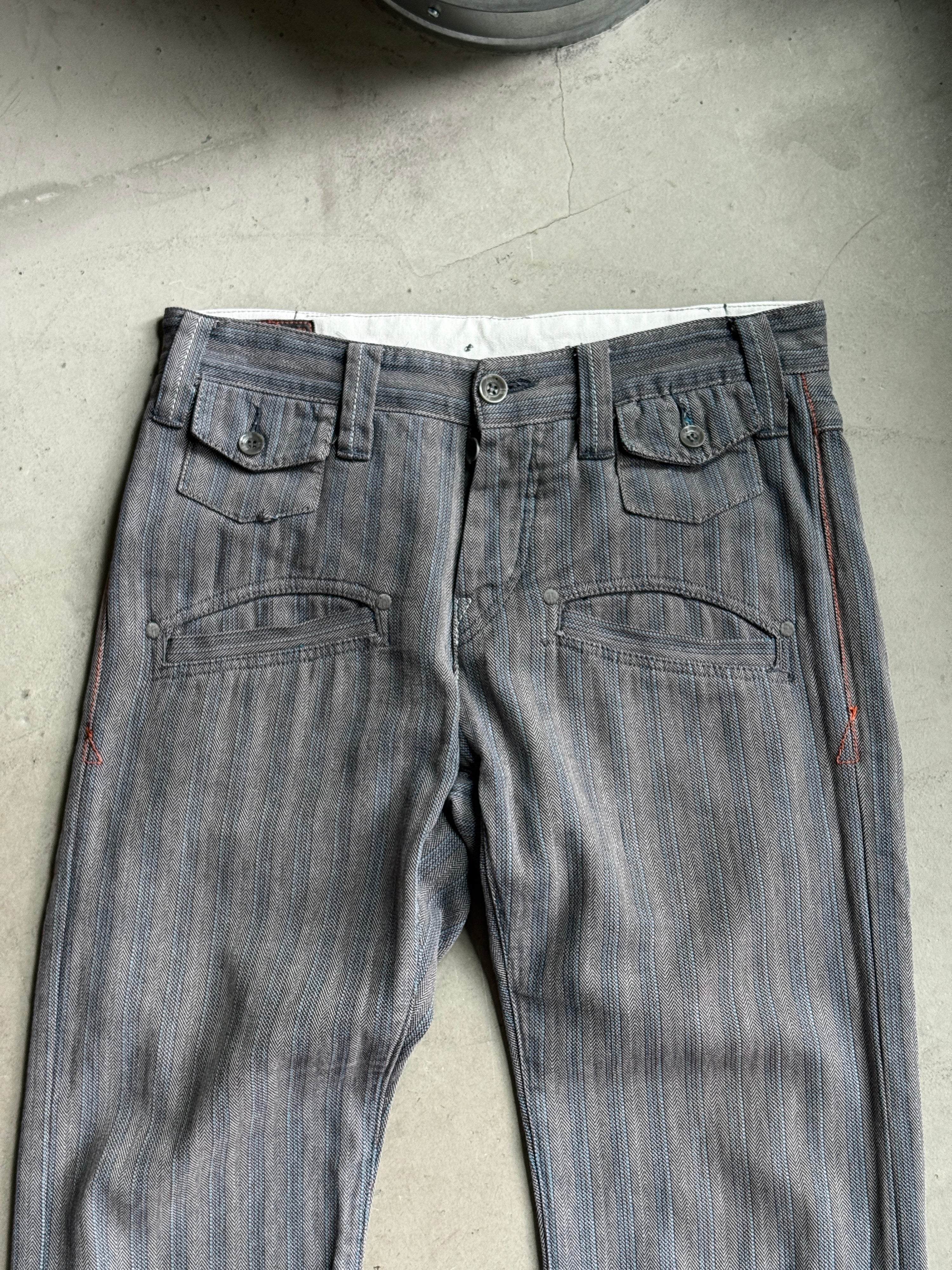 Vintage G-Star “Seafarer” Flared Jeans Grey