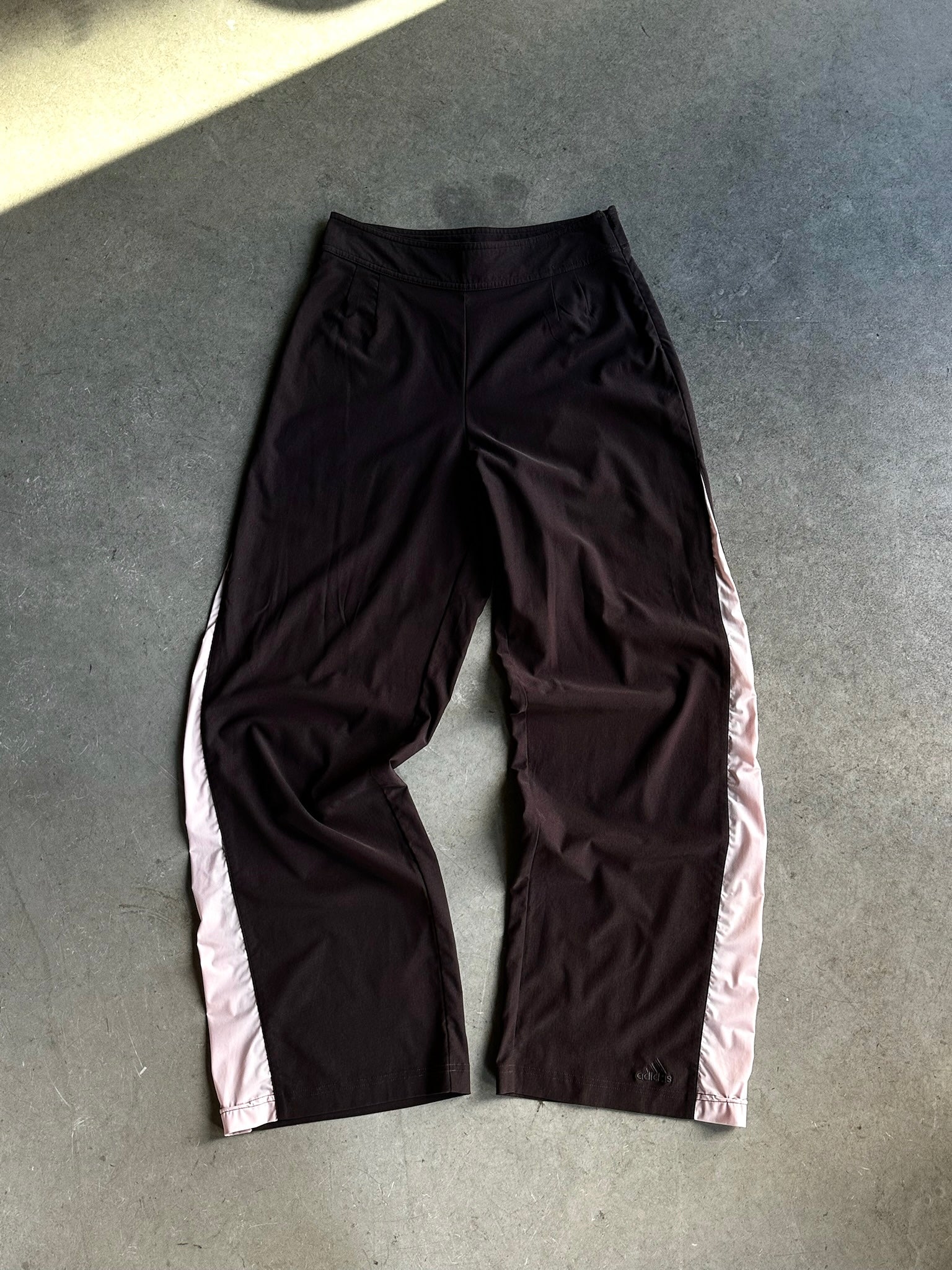 00s Adidas Trackpants Brown / Rose W27 L28