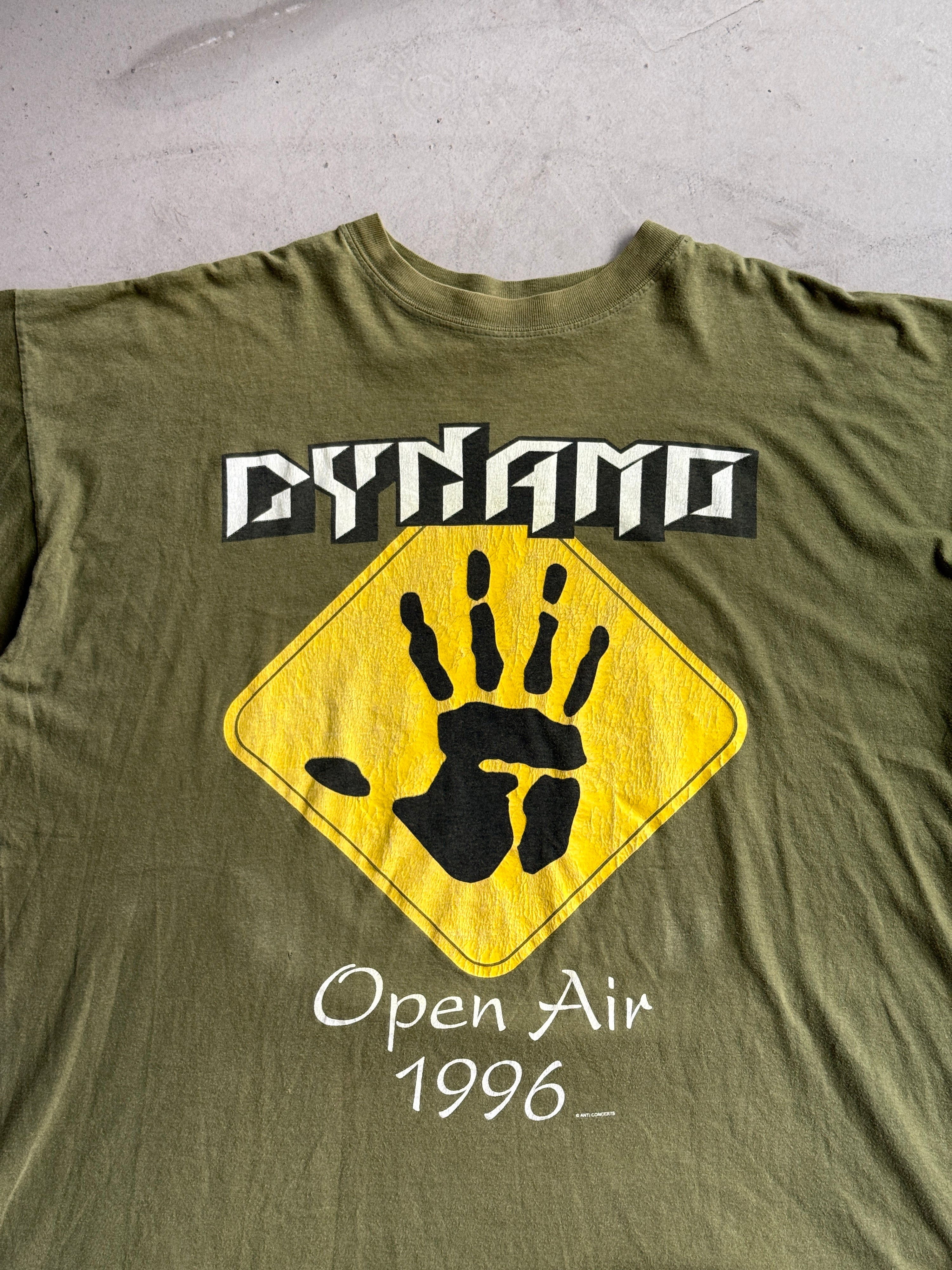 Vintage 1996 Dynamo Open Air Festival Tee Green - XXL
