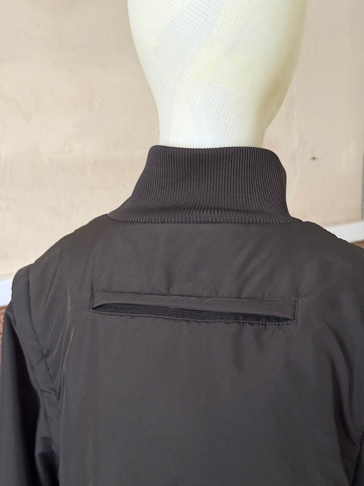 Vintage 2000s Cop Copine Fleece Lined Olive “Doony” Bomber Jacket - M