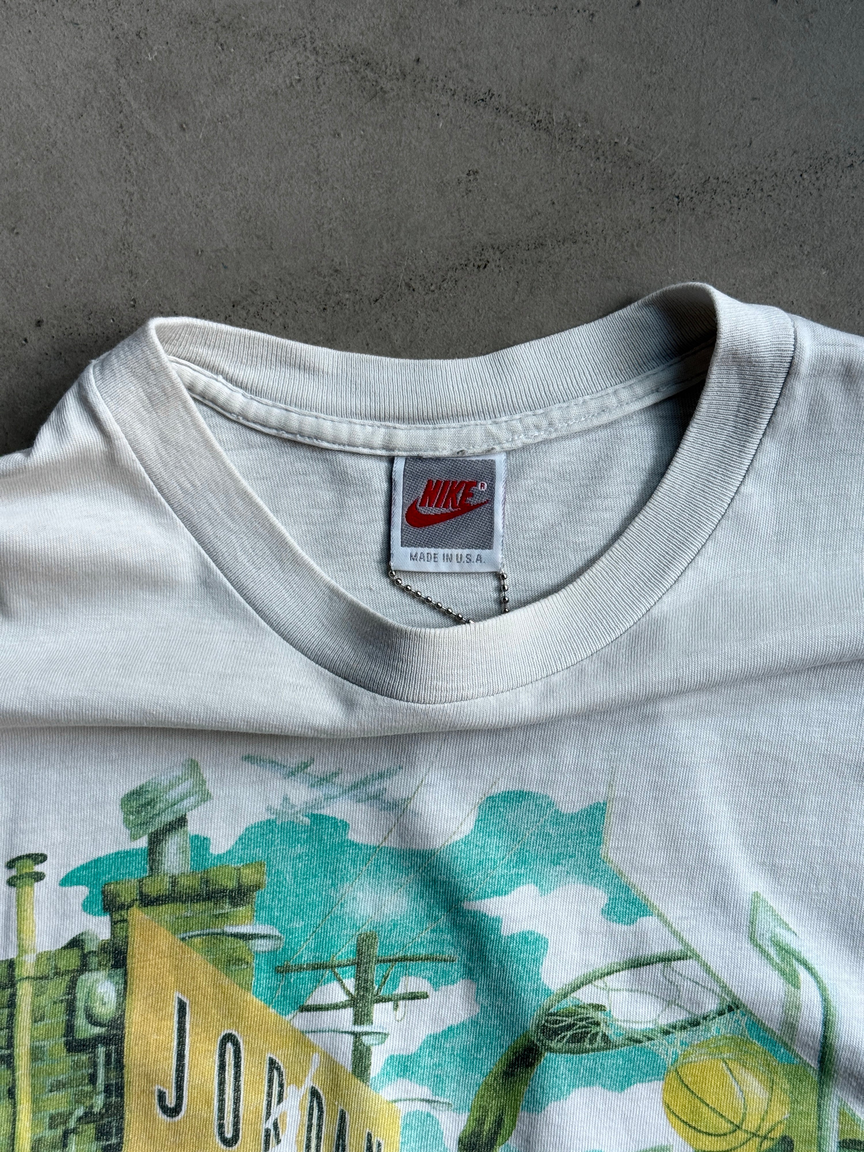 Vintage Rare 1990s Michael Jordan “Hoop Heroes” Nike T-Shirt White - M