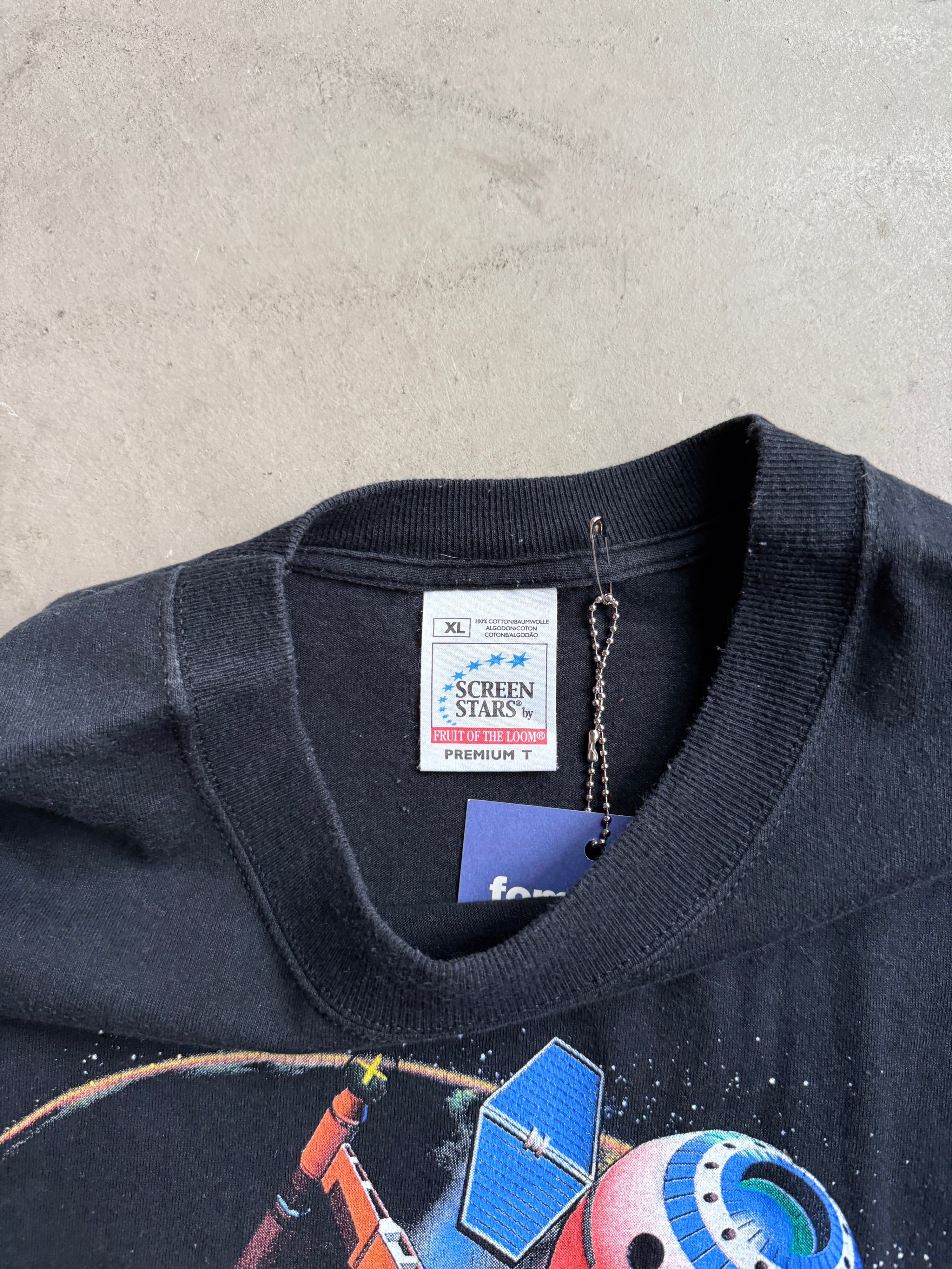 Vintage 1990s Captain Future T-Shirt Black - XL