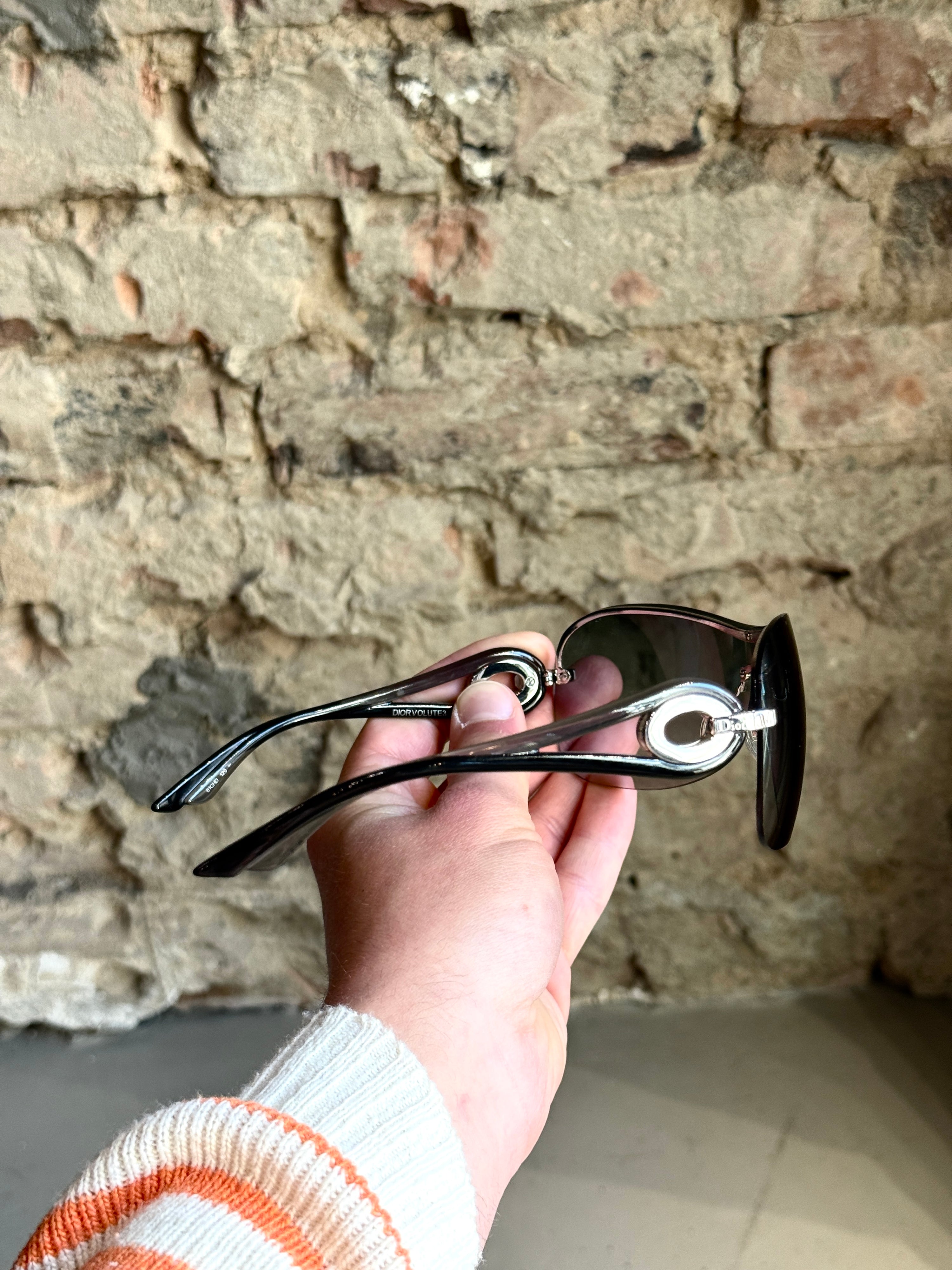 Vintage Dior Volute 3 Shield Sunglasses