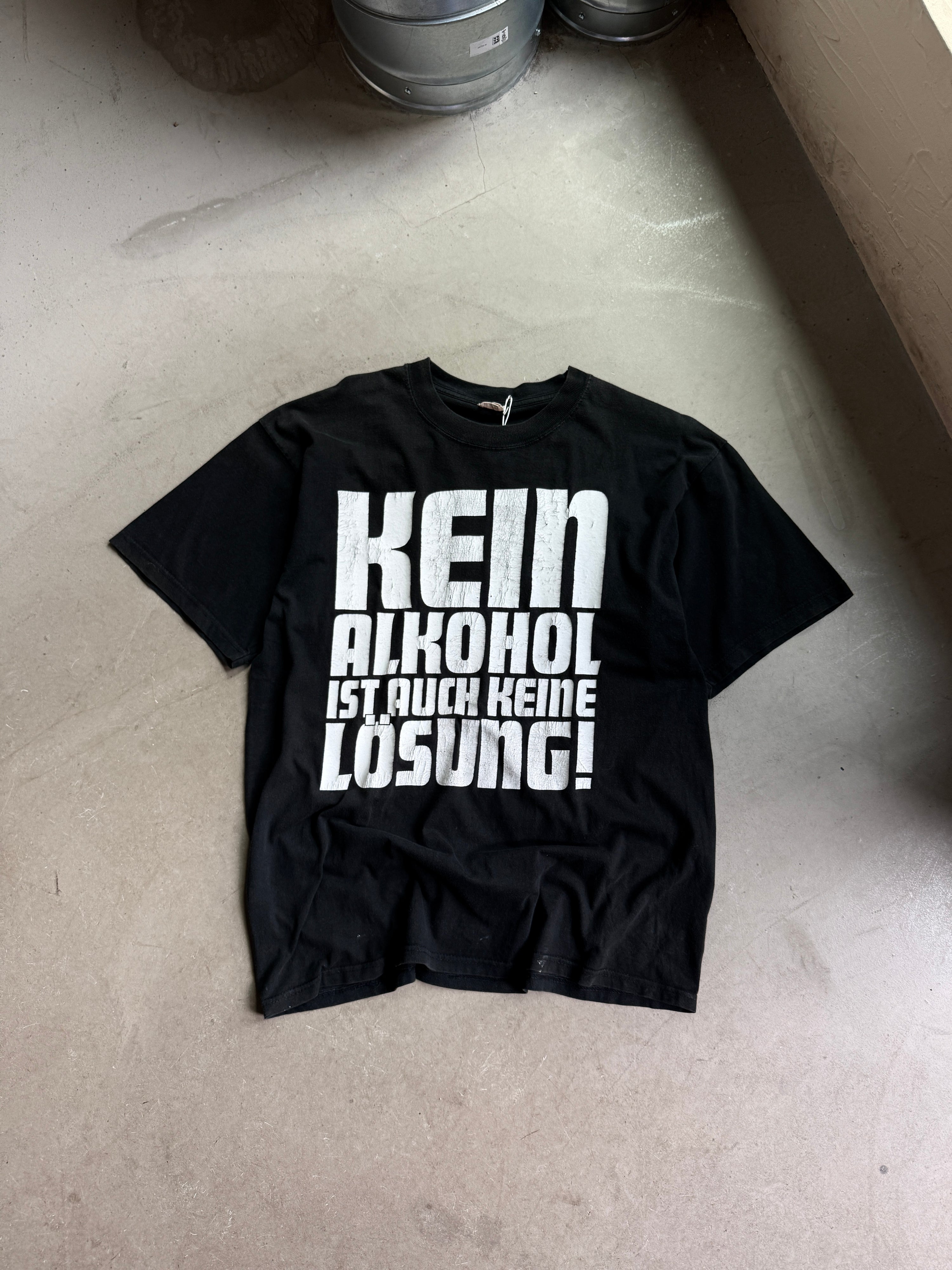 Vintage 2002 Die Toten Hosen "Kein Alkohol ist auch keine Lösung" Band T-Shirt Black - L