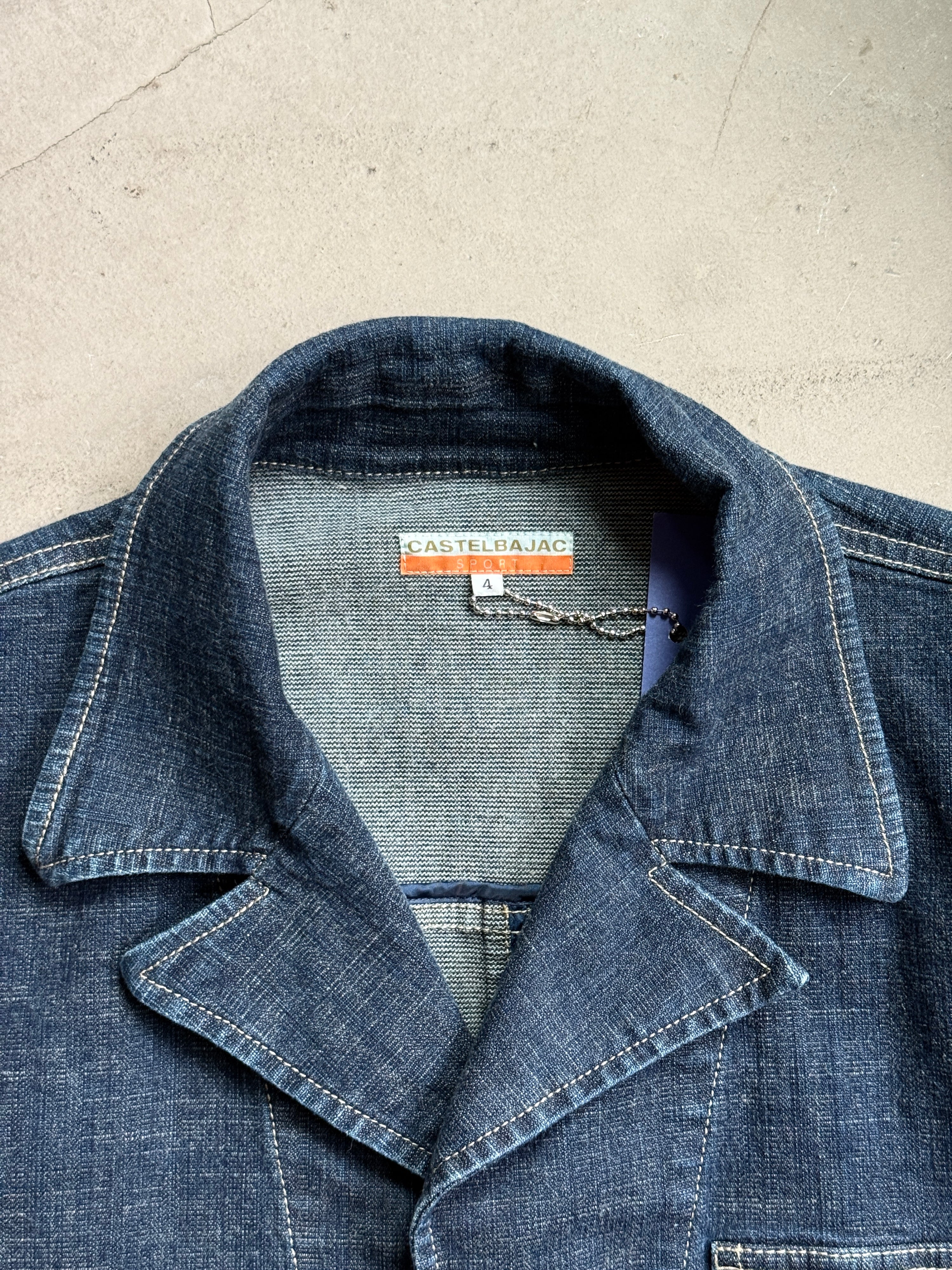 Vintage Jc de Castelbajac Sport Painted Denim Jacket - M