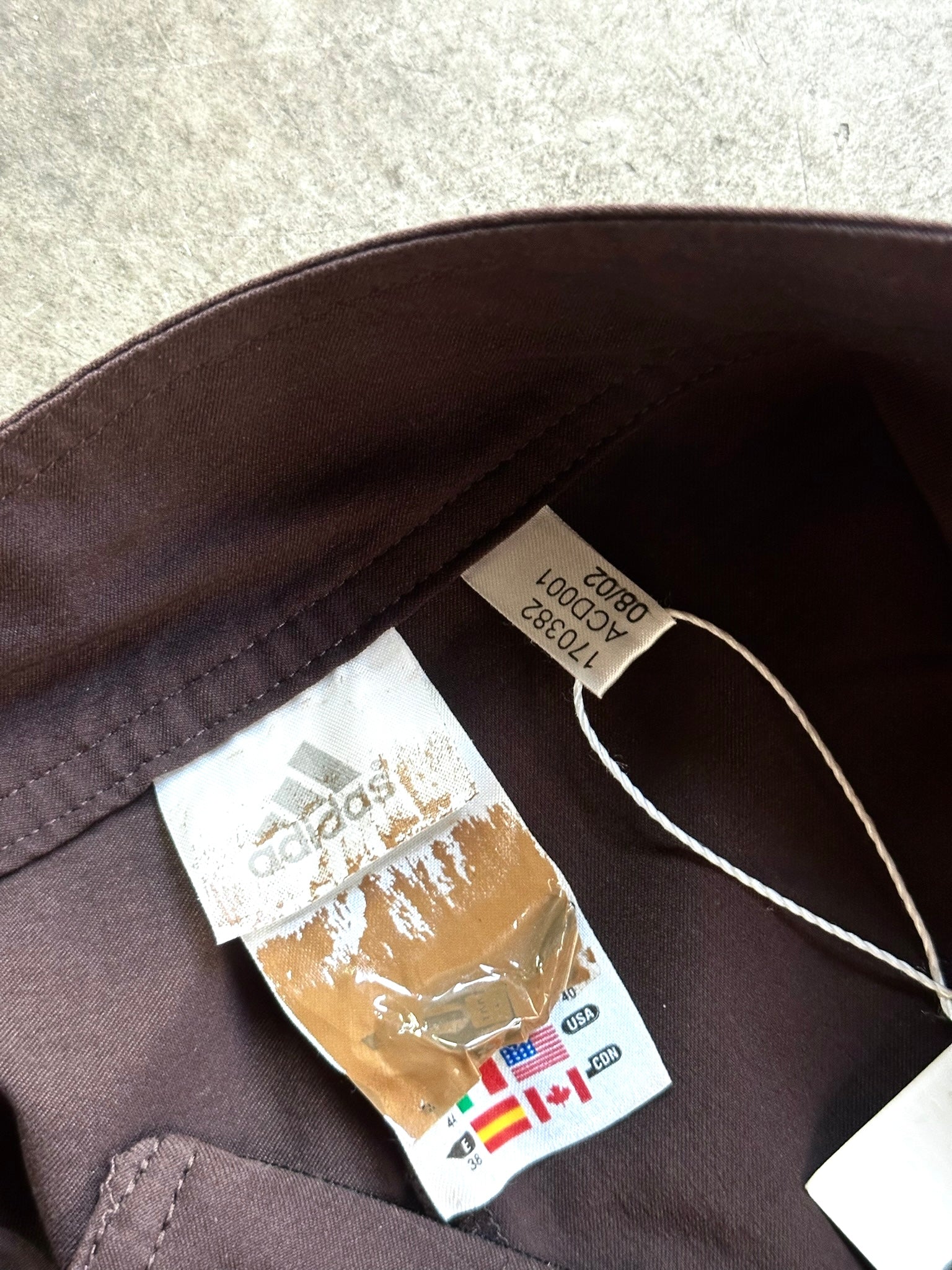 00s Adidas Trackpants Brown / Rose W27 L28