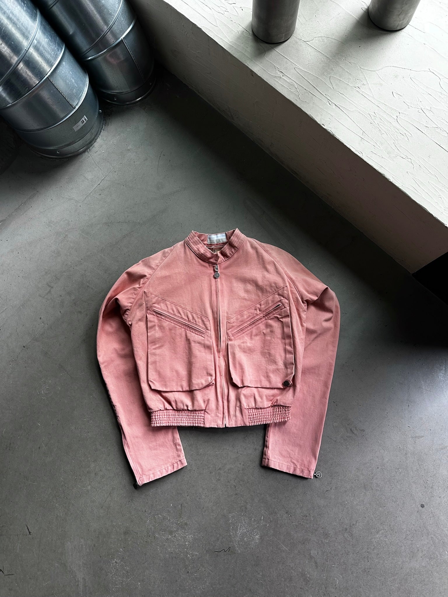 Vintage Closed Cropped Sample Jacket (new) Pink - S