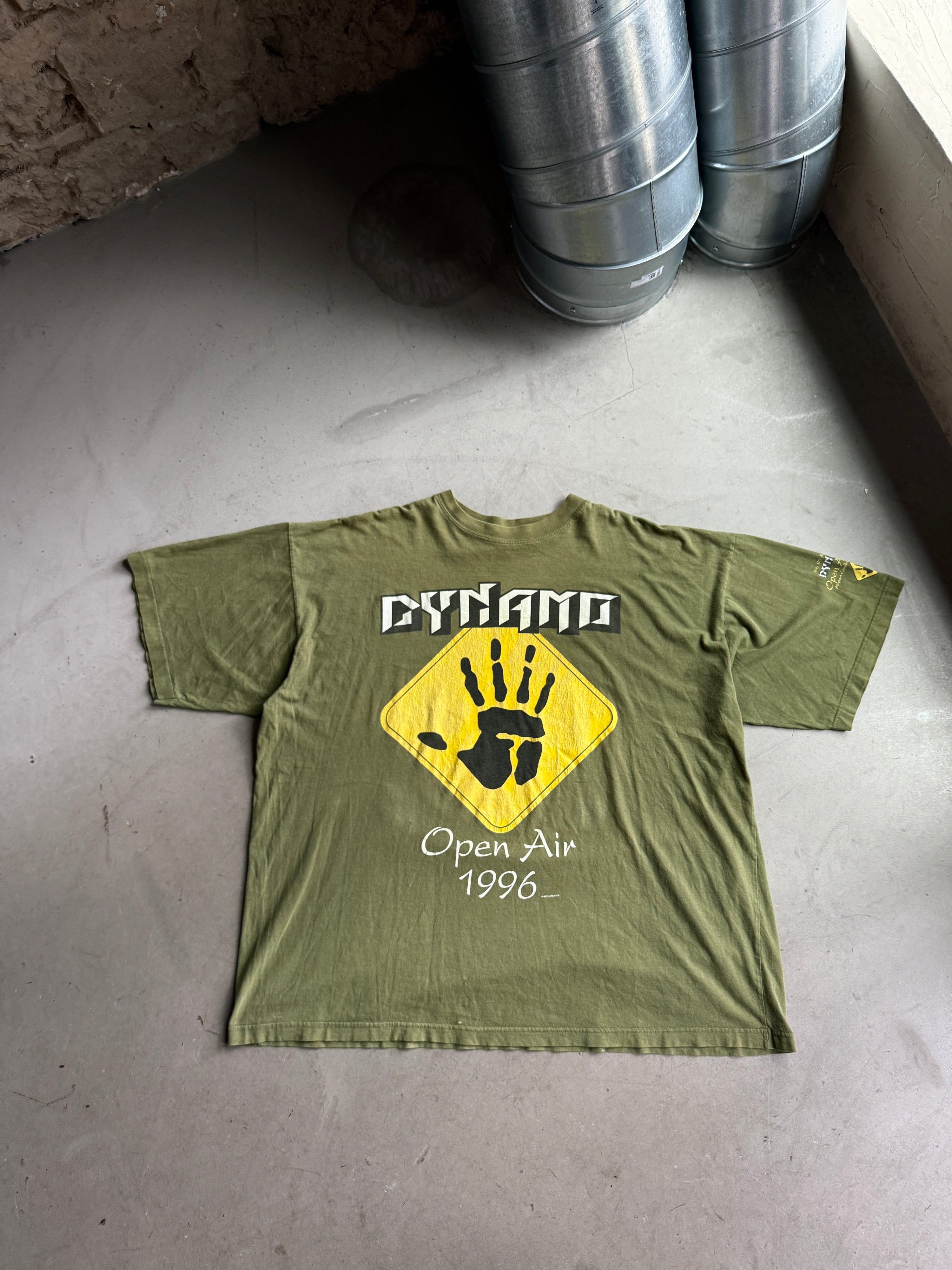 Vintage 1996 Dynamo Open Air Festival Tee Green - XXL