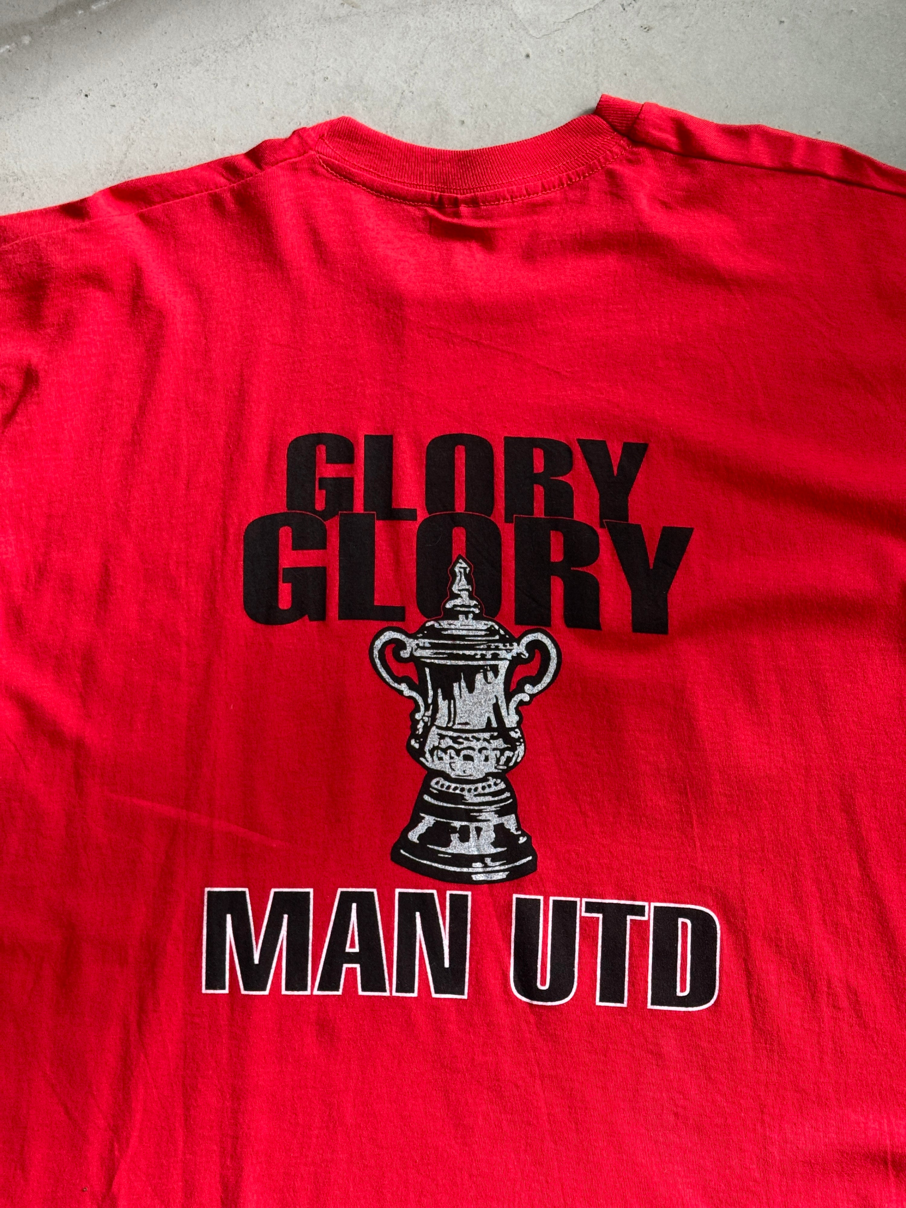 Vintage 1994 Manchester United "Glory Glory" Fan Tee - XL