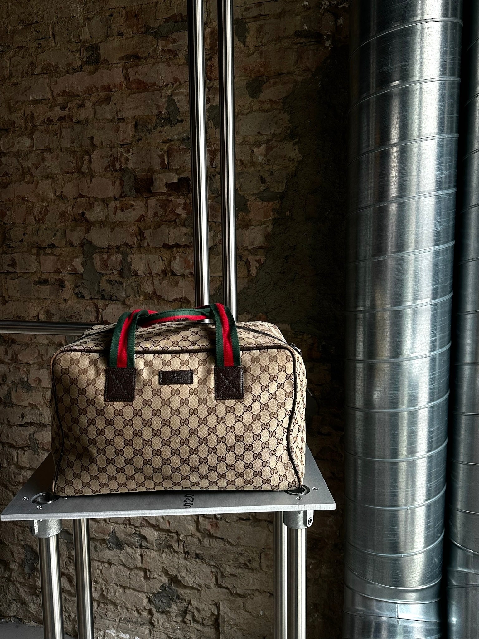 Vintage Gucci Monogram Duffle Bag